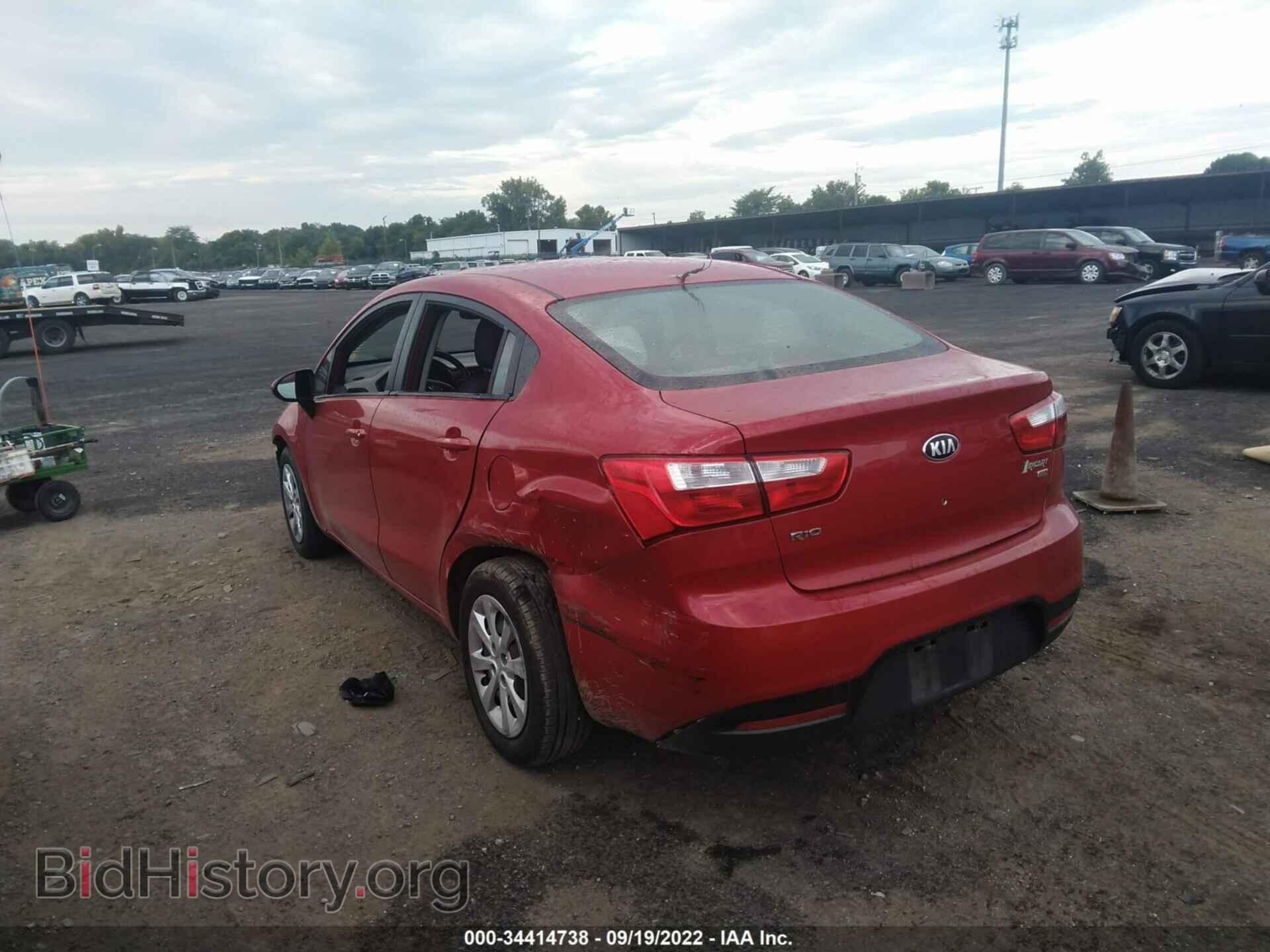 2013 KIA RIO - VIN: KNADM4A35D6223687 - Фото 3