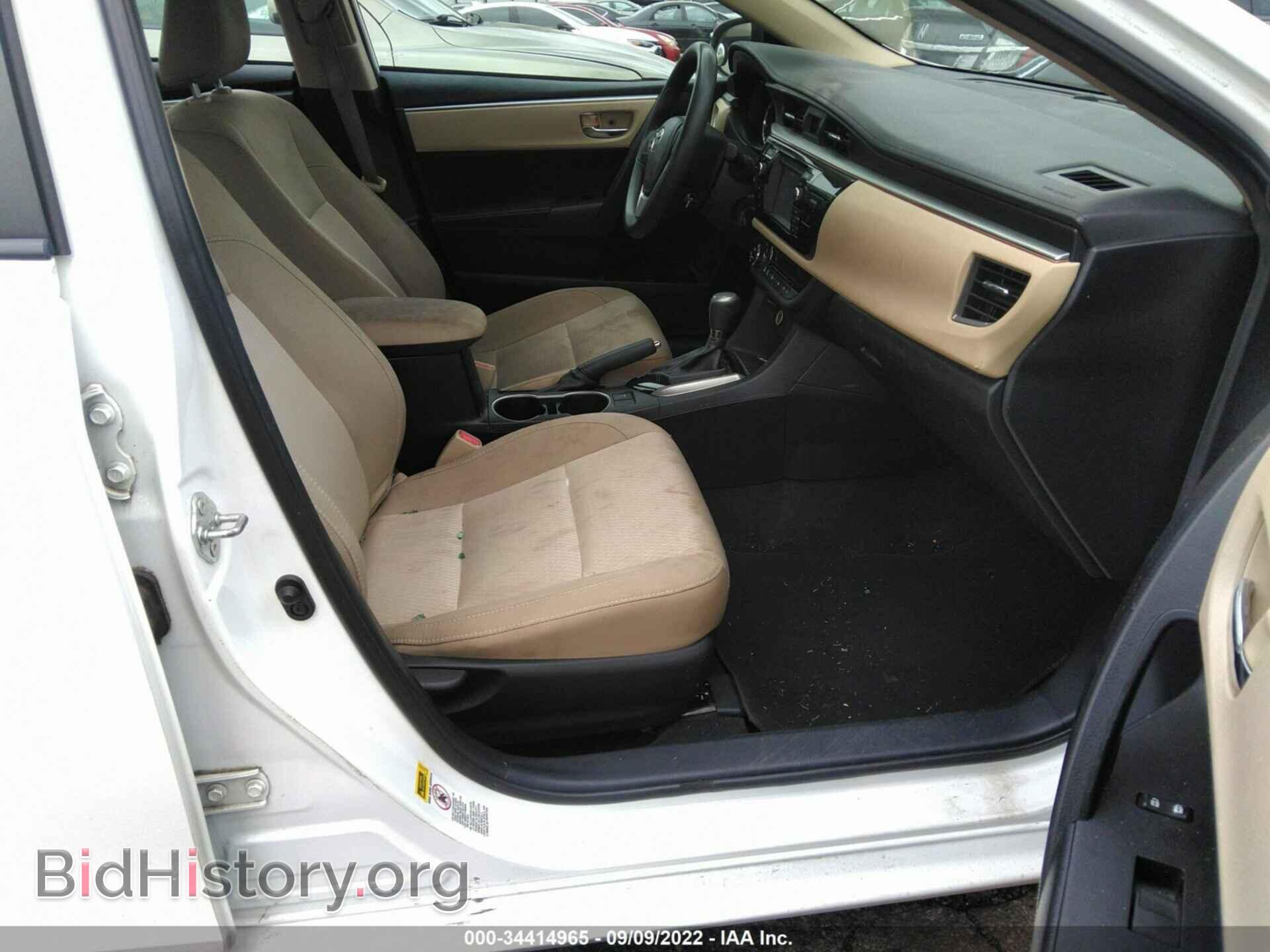 2014 TOYOTA COROLLA - VIN: 2T1BURHE3EC123872 - Фото 5