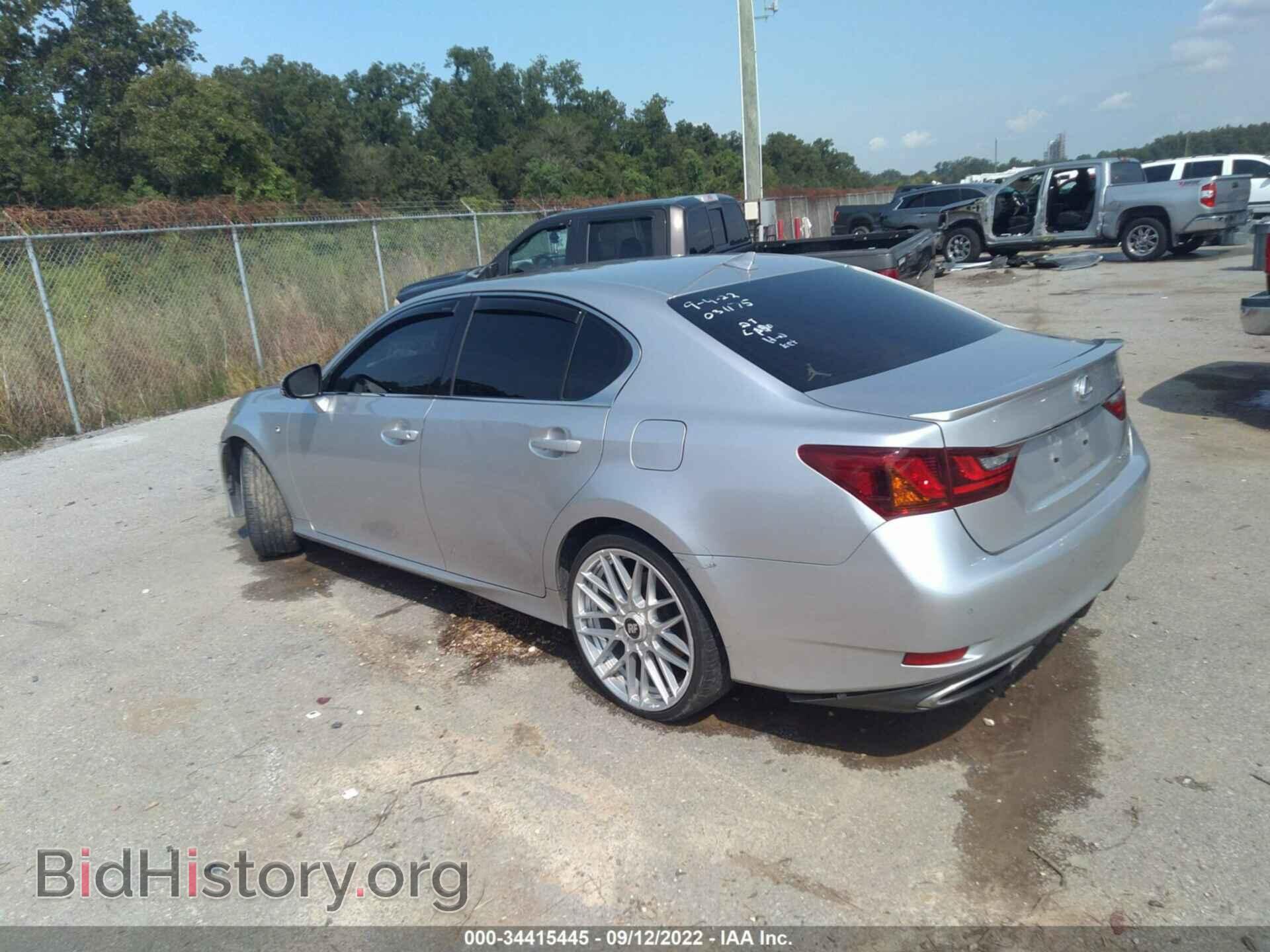 2014 LEXUS GS 350 - VIN: JTHBE1BL1E5031175 - Фото 3