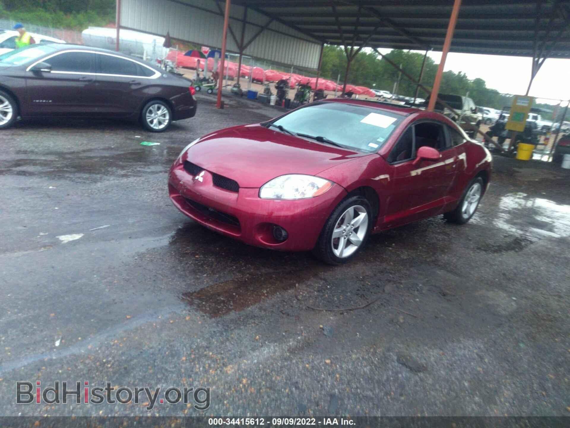 2007 MITSUBISHI ECLIPSE - VIN: 4A3AK24F77E006039 - Фото 2