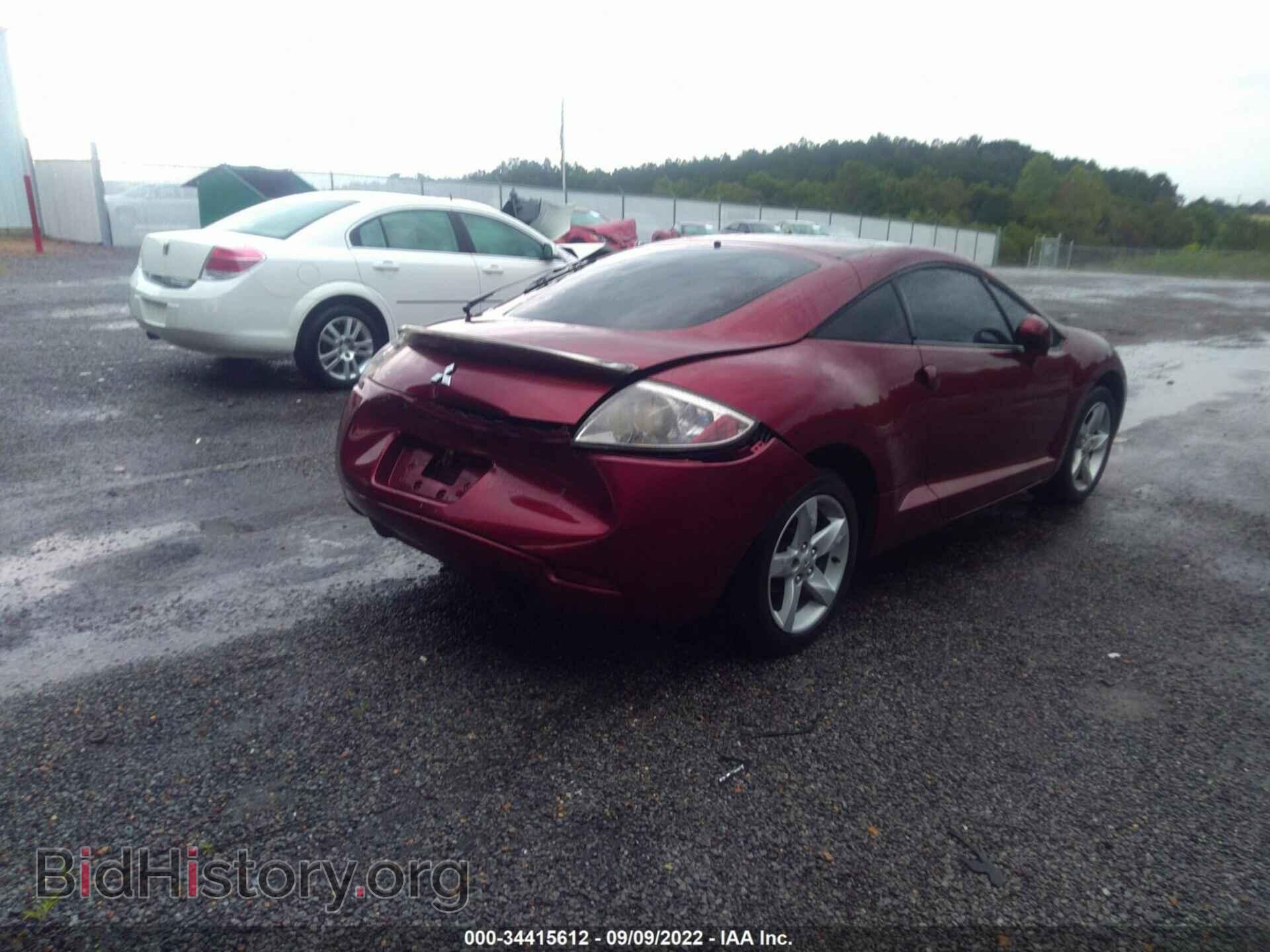 2007 MITSUBISHI ECLIPSE - VIN: 4A3AK24F77E006039 - Фото 4