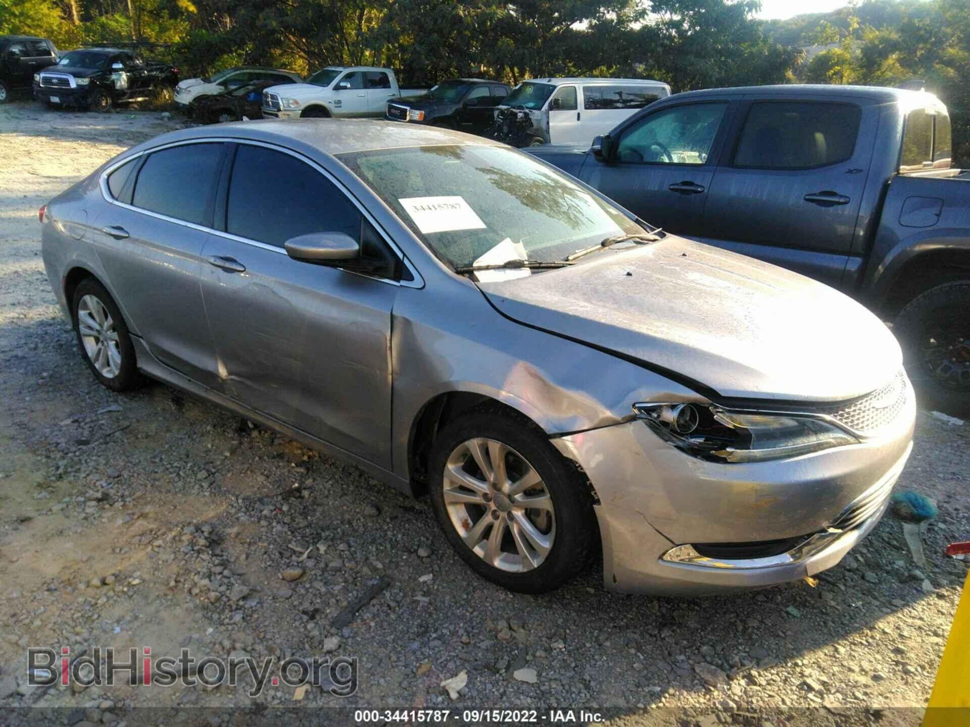 Фотография 1C3CCCAB5GN174055 - CHRYSLER 200 2016