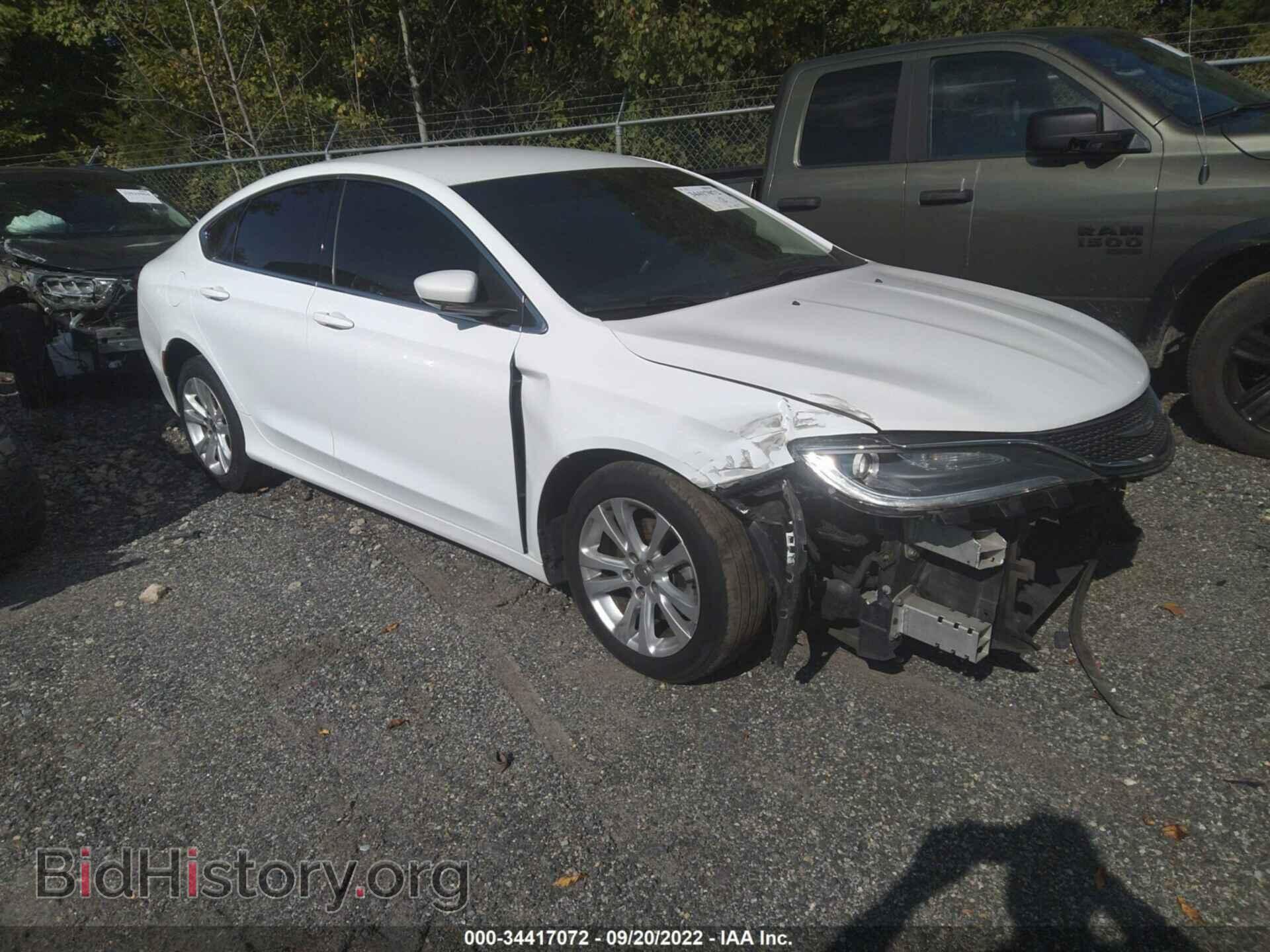 Фотография 1C3CCCAB5FN572199 - CHRYSLER 200 2015