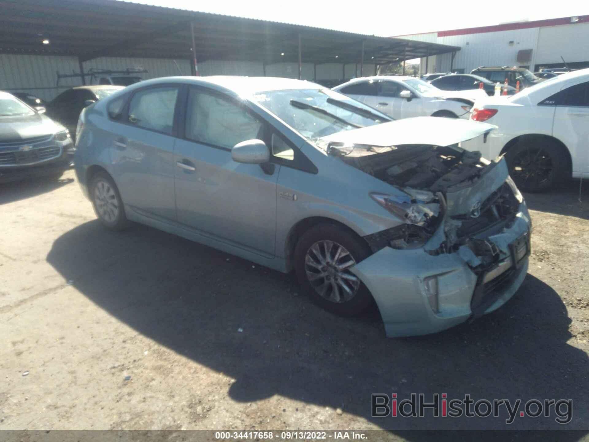 Photo JTDKN3DP4E3049677 - TOYOTA PRIUS PLUG-IN 2014