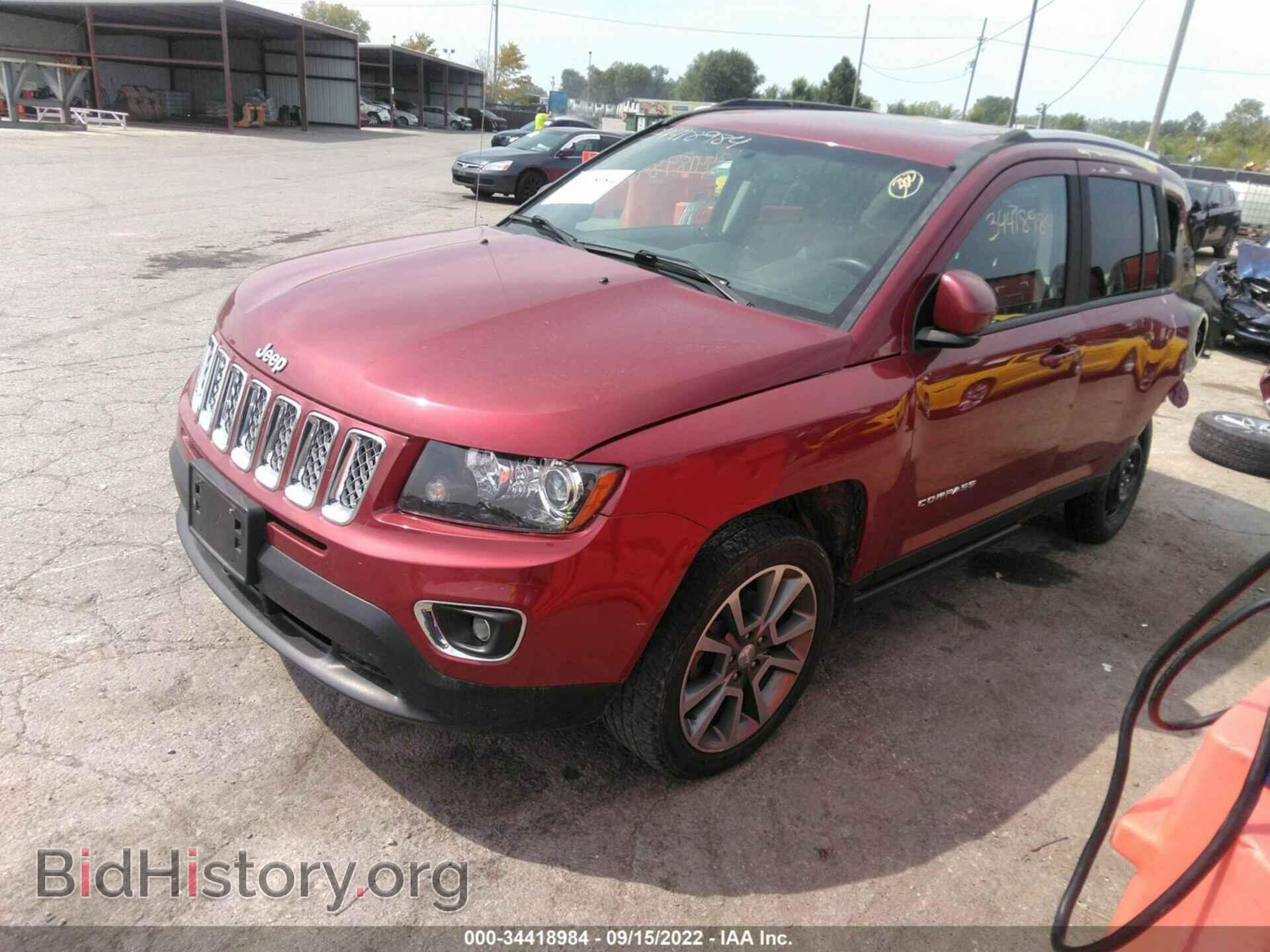 2015 JEEP COMPASS - VIN: 1C4NJDCB1FD383259 - Фото 2