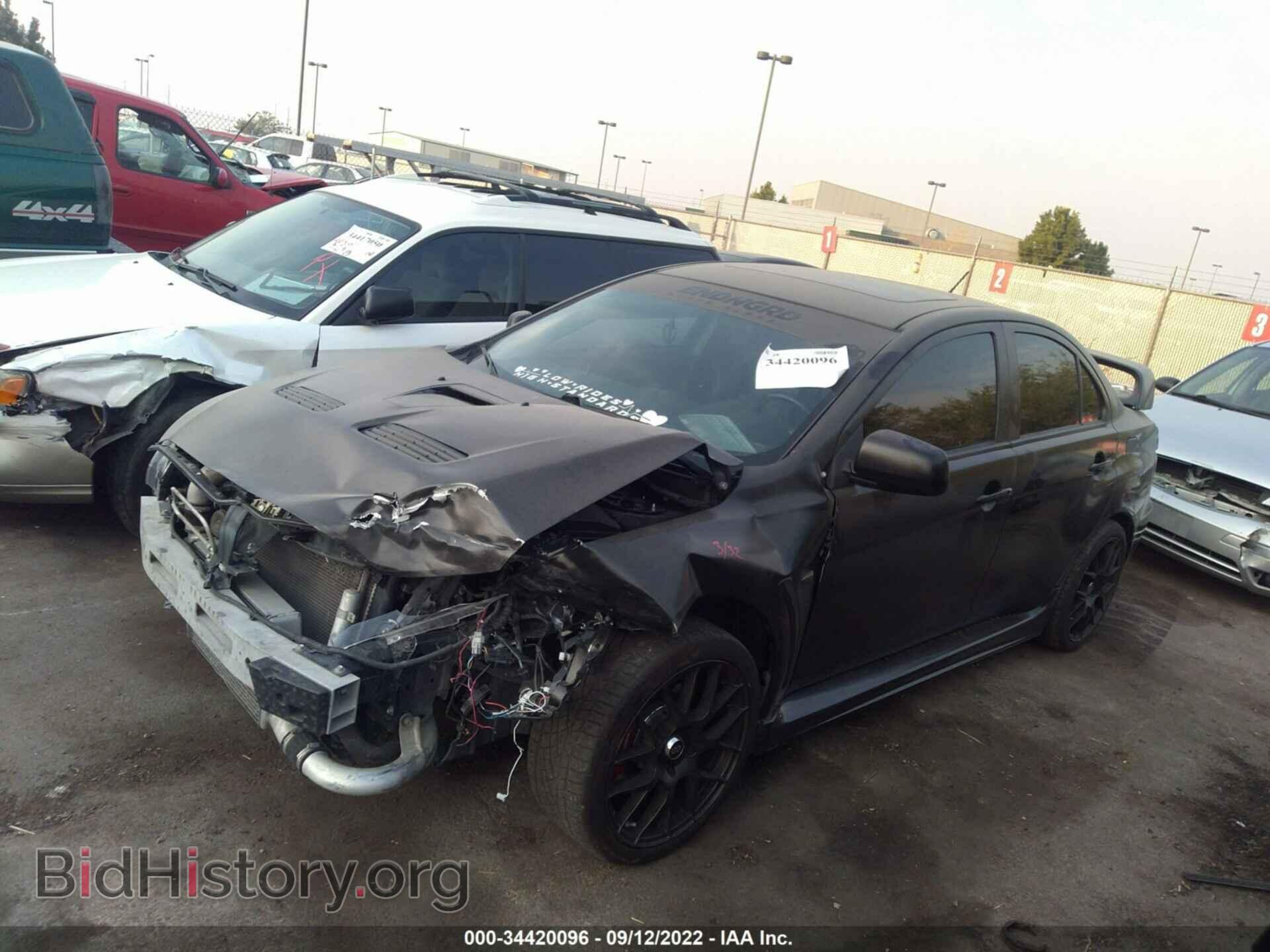 2014 MITSUBISHI LANCER EVOLUTION - VIN: JA32W8FV5EU021837 - Photo 2