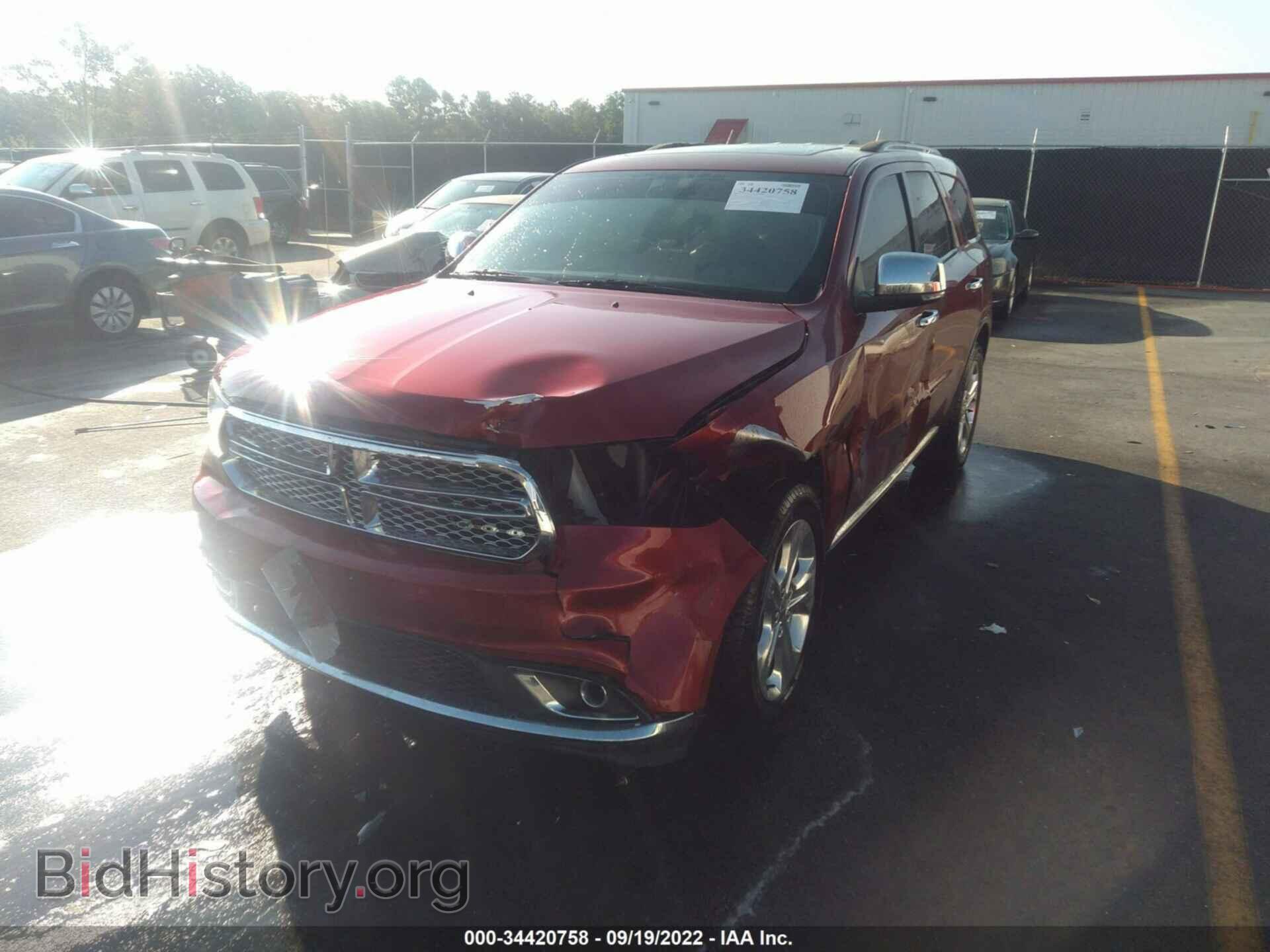 2014 DODGE DURANGO - VIN: 1C4RDHDG9EC411193 - Фото 2