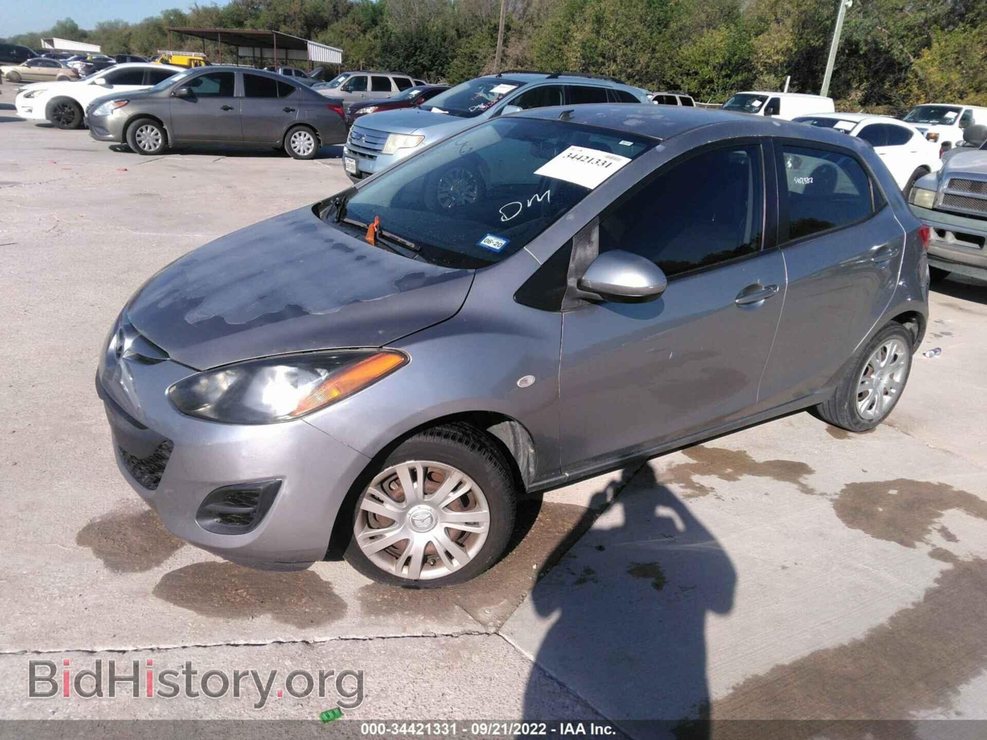 2012 MAZDA MAZDA2 - VIN: JM1DE1KY2C0137165 - Фото 2
