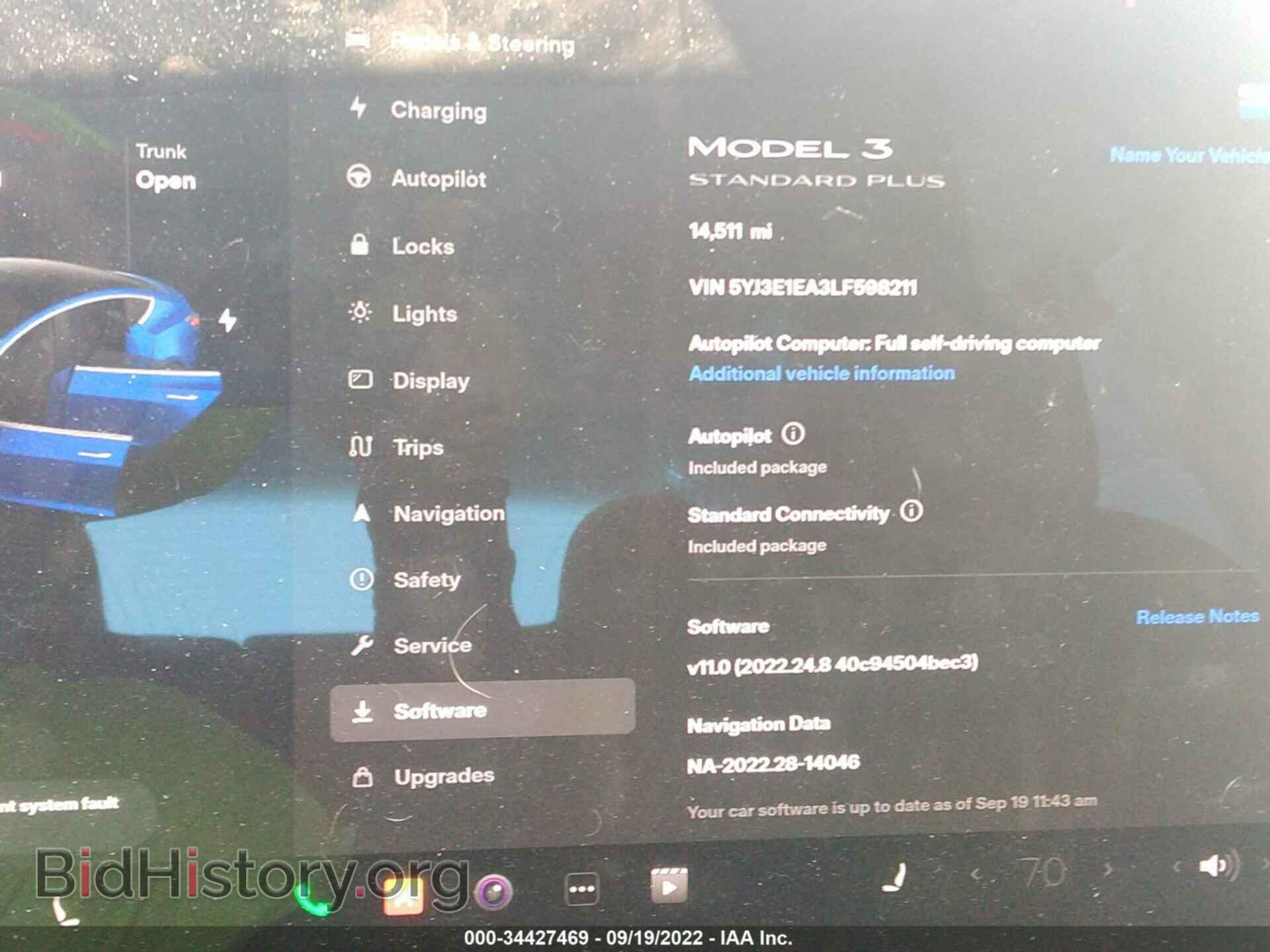 2020 TESLA MODEL 3 - VIN: 5YJ3E1EA3LF598211 - Фото 7