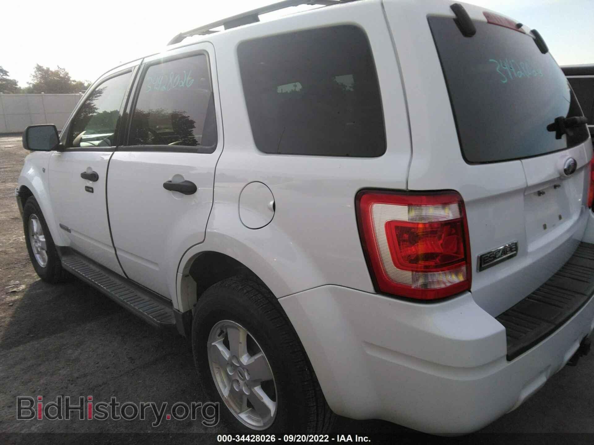 2008 FORD ESCAPE - VIN: 1FMCU031X8KE63409 - Фото 3