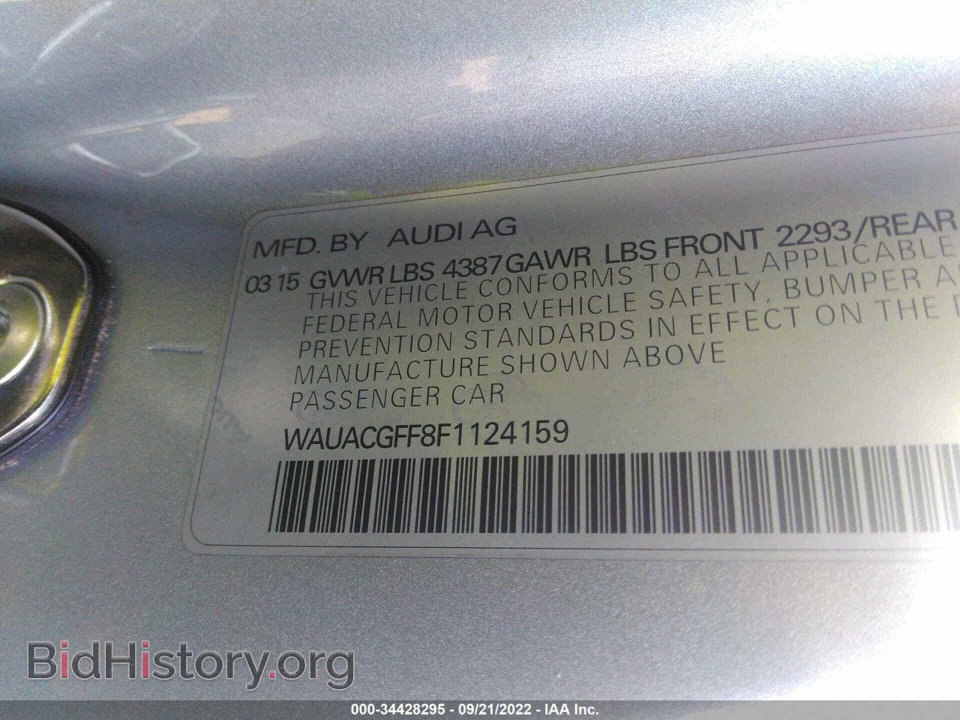 2015 AUDI A3 - VIN: WAUACGFF8F1124159 - Photo 9