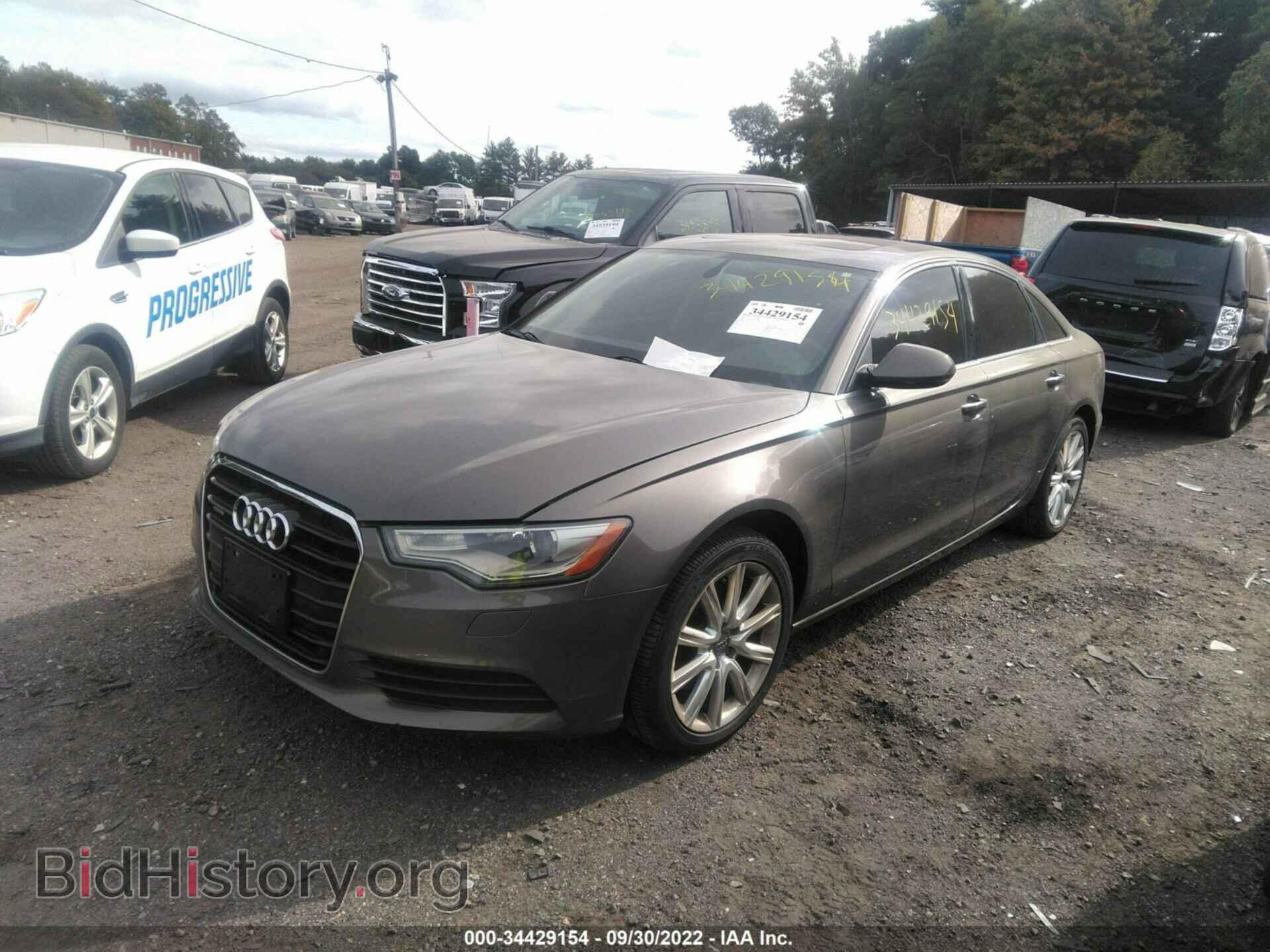 2013 AUDI A6 - VIN: WAUGFAFC2DN048416 - Photo 2