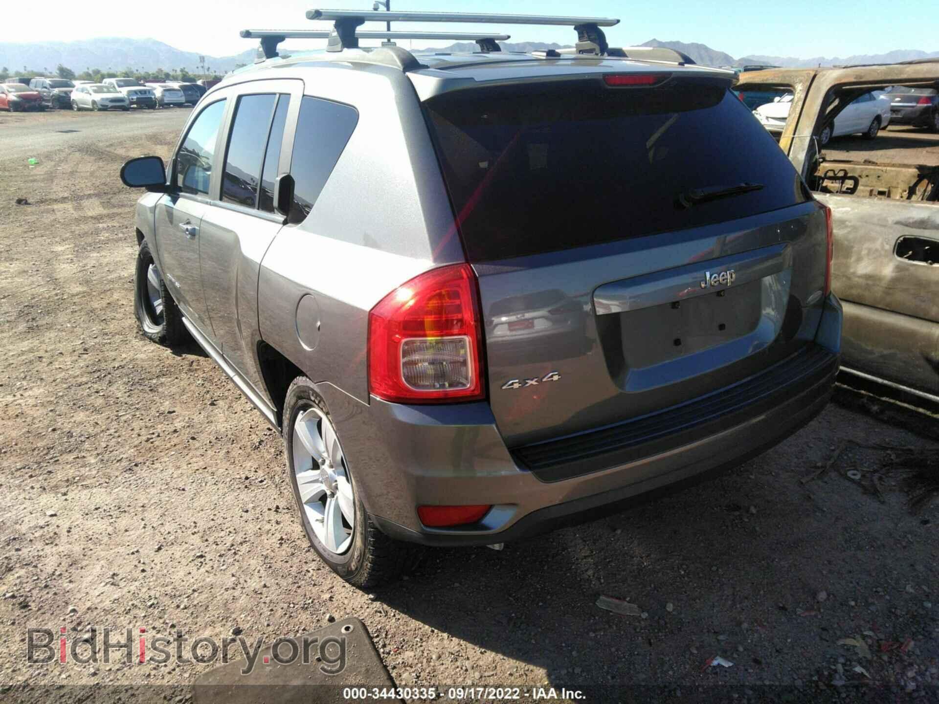 2012 JEEP COMPASS - VIN: 1C4NJDEB4CD577342 - Фото 3