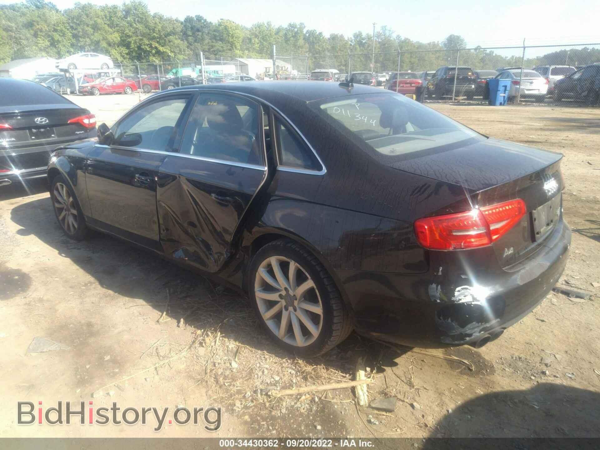 2013 AUDI A4 - VIN: WAUBFAFL2DN011344 - Фото 3