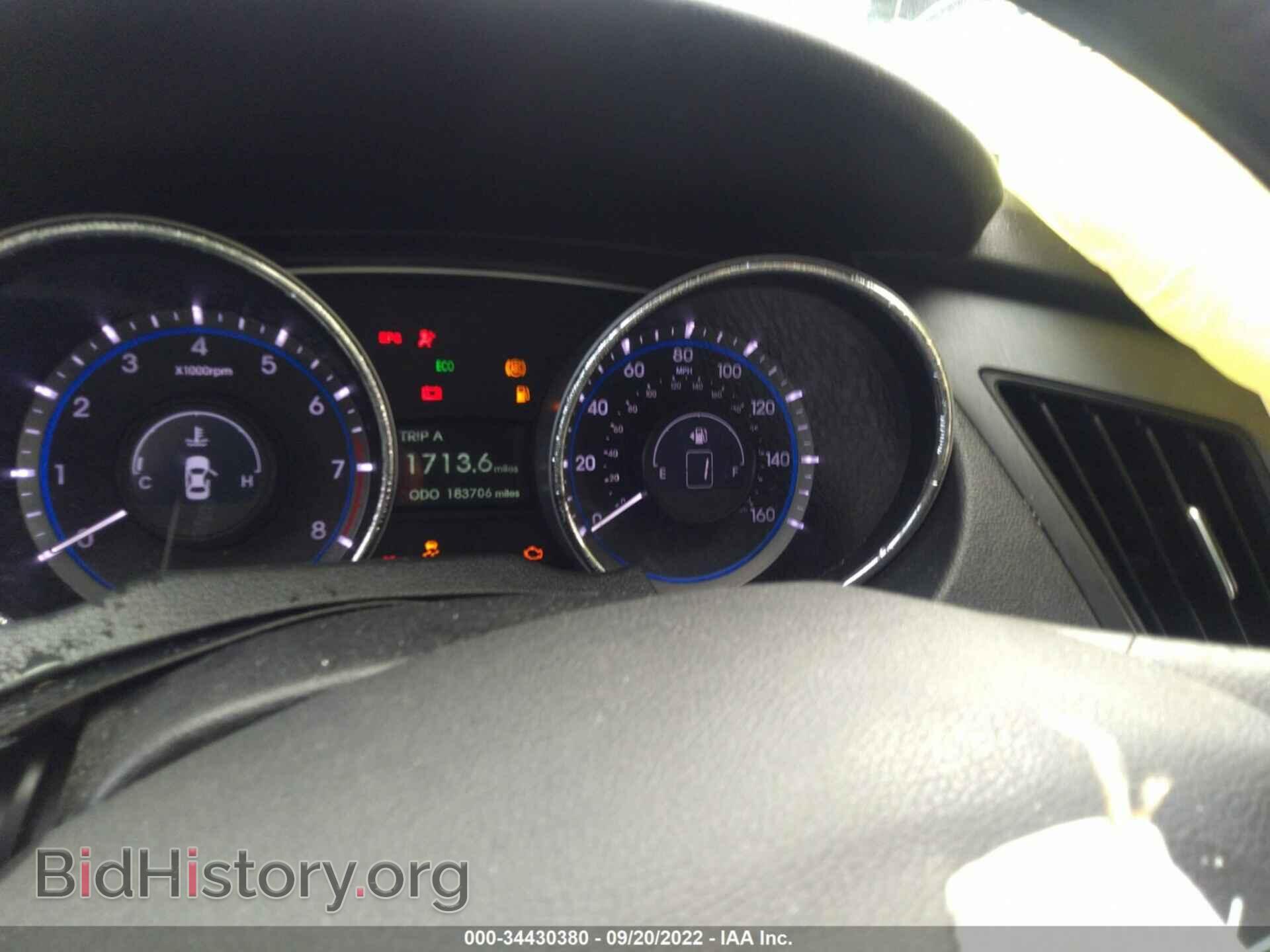 2013 HYUNDAI SONATA - VIN: 5NPEC4ABXDH780859 - Фото 7