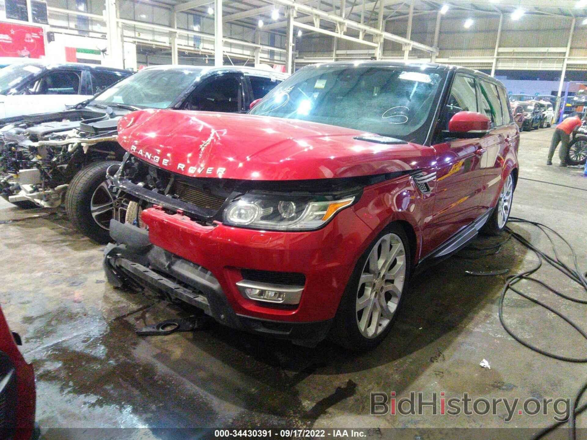 Photo 00LWR2VF3FA506202 - LAND ROVER RANGE ROVER SPORT 2015