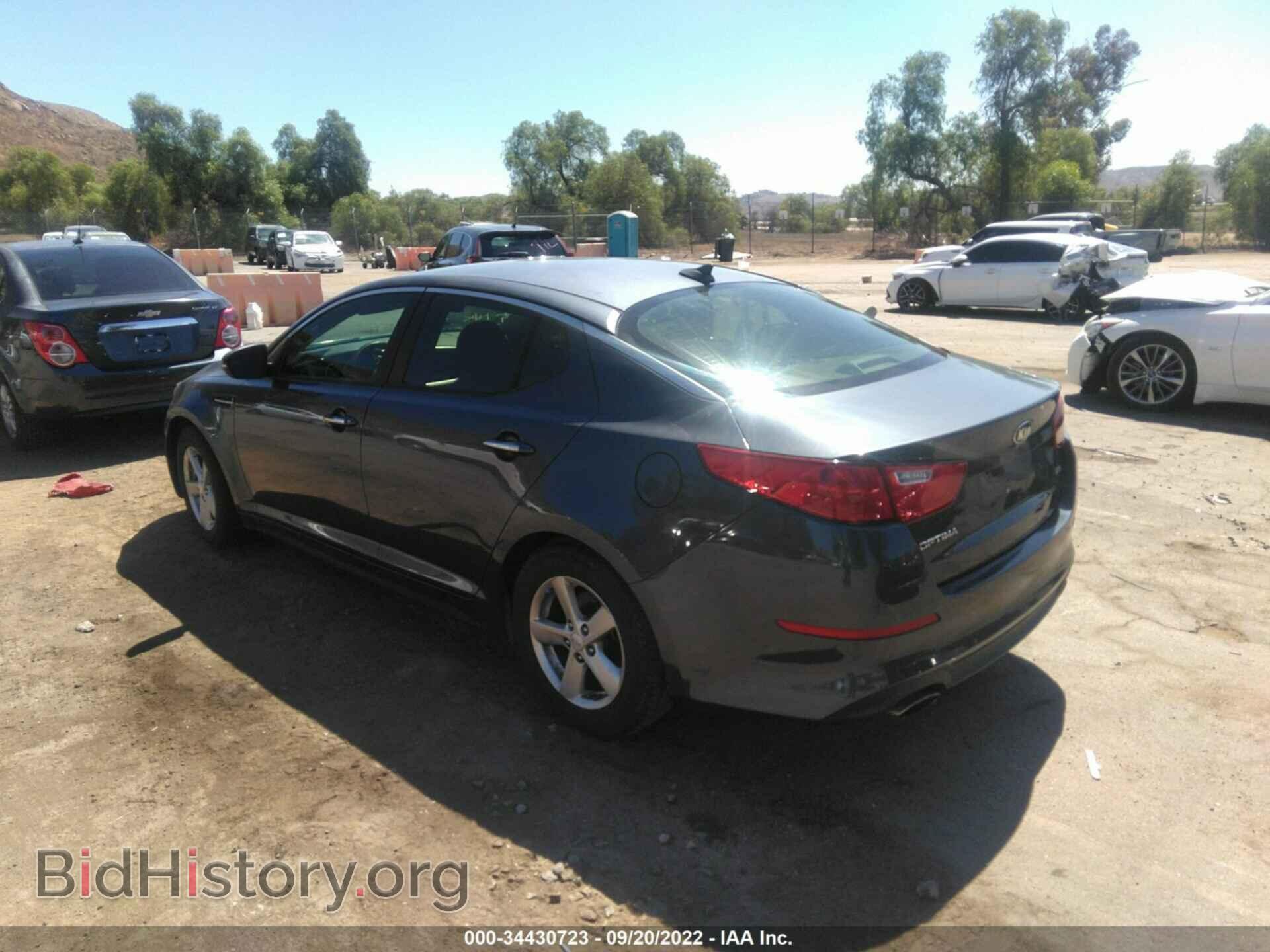 2015 KIA OPTIMA - VIN: KNAGM4A7XF5592425 - Фото 3