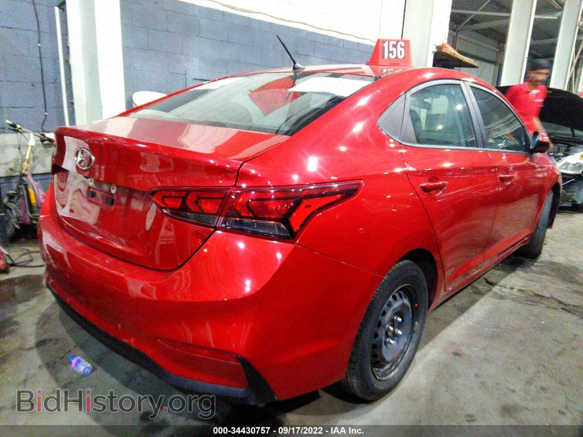 2018 HYUNDAI ACCENT - VIN: 00PC24A37JE016289 - Фото 4
