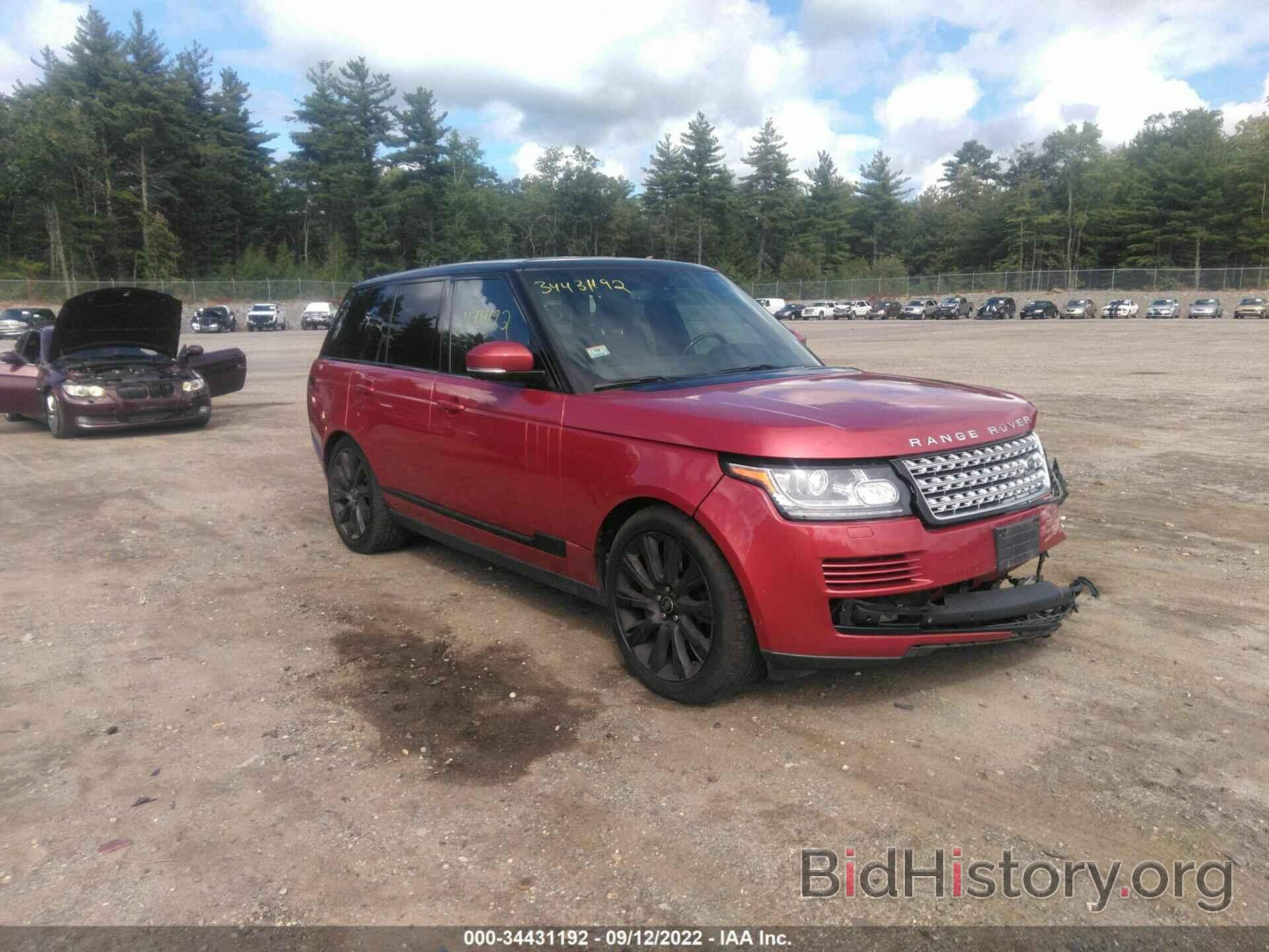 Фотография SALGS2EF6EA151632 - LAND ROVER RANGE ROVER 2014