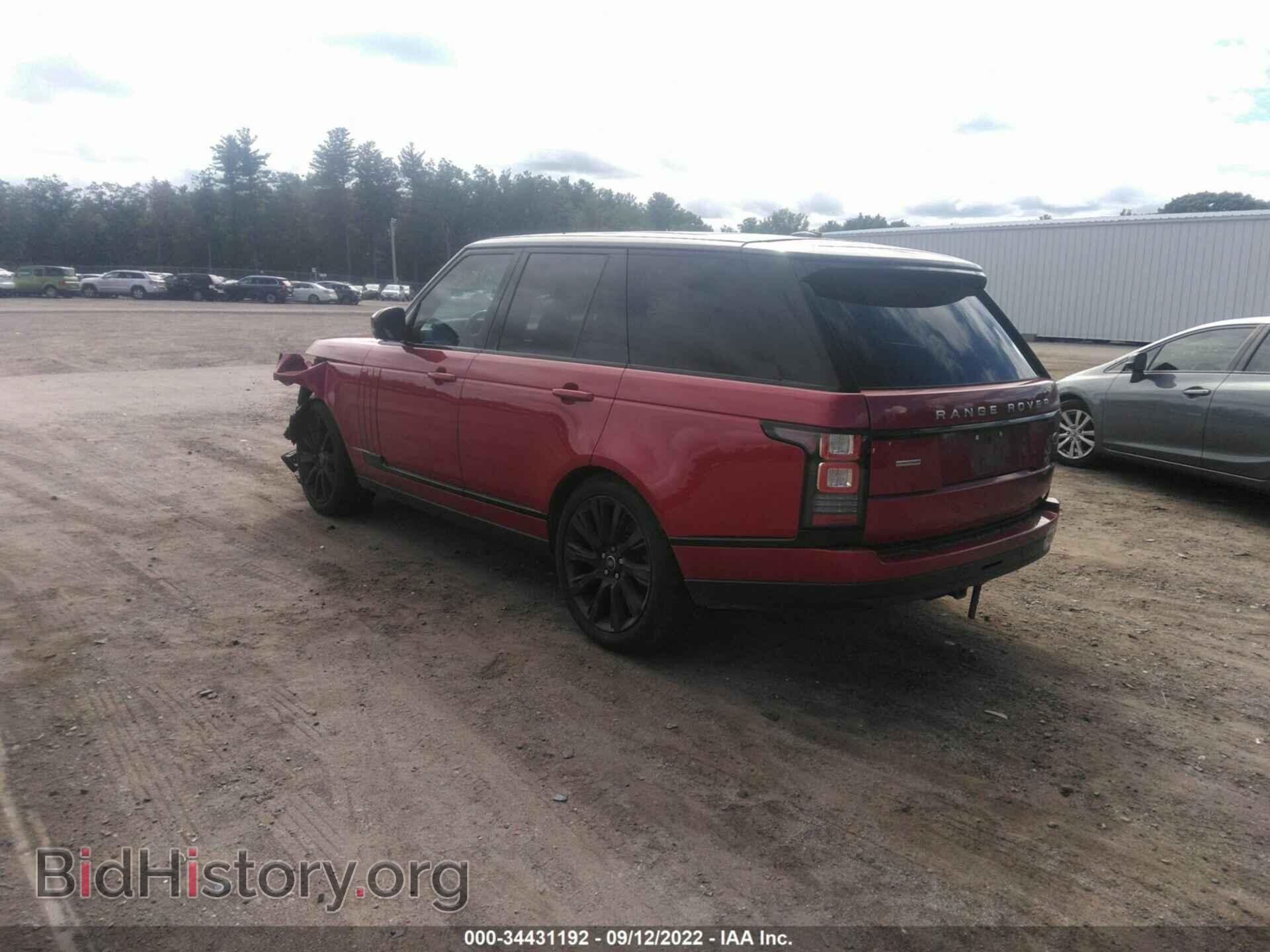 2014 LAND ROVER RANGE ROVER - VIN: SALGS2EF6EA151632 - Фото 3