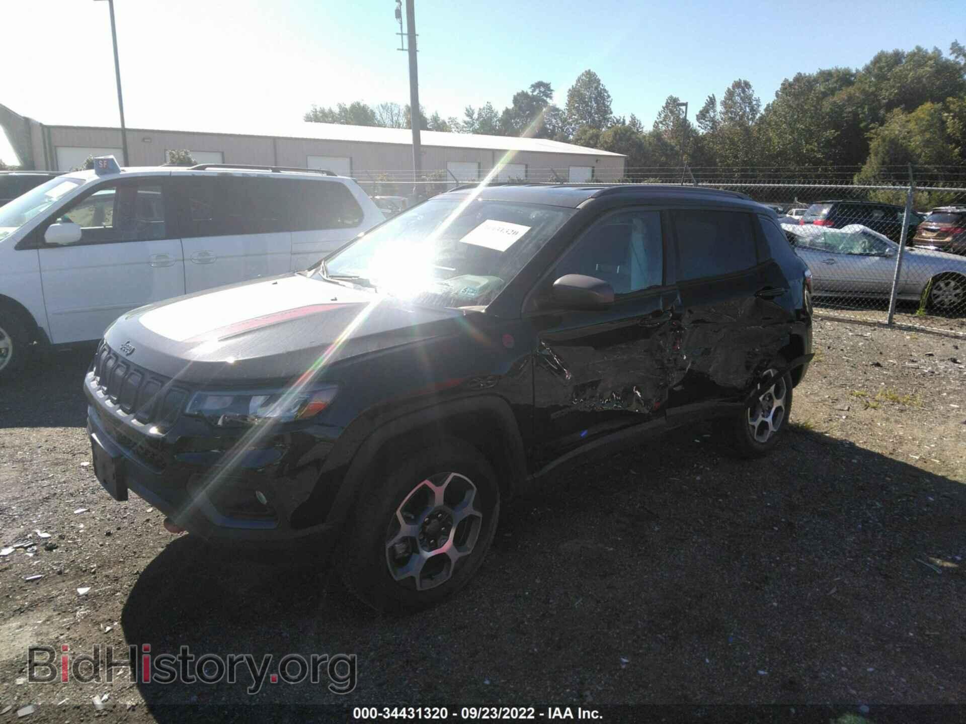 2022 JEEP COMPASS - VIN: 3C4NJDDB3NT162222 - Фото 2