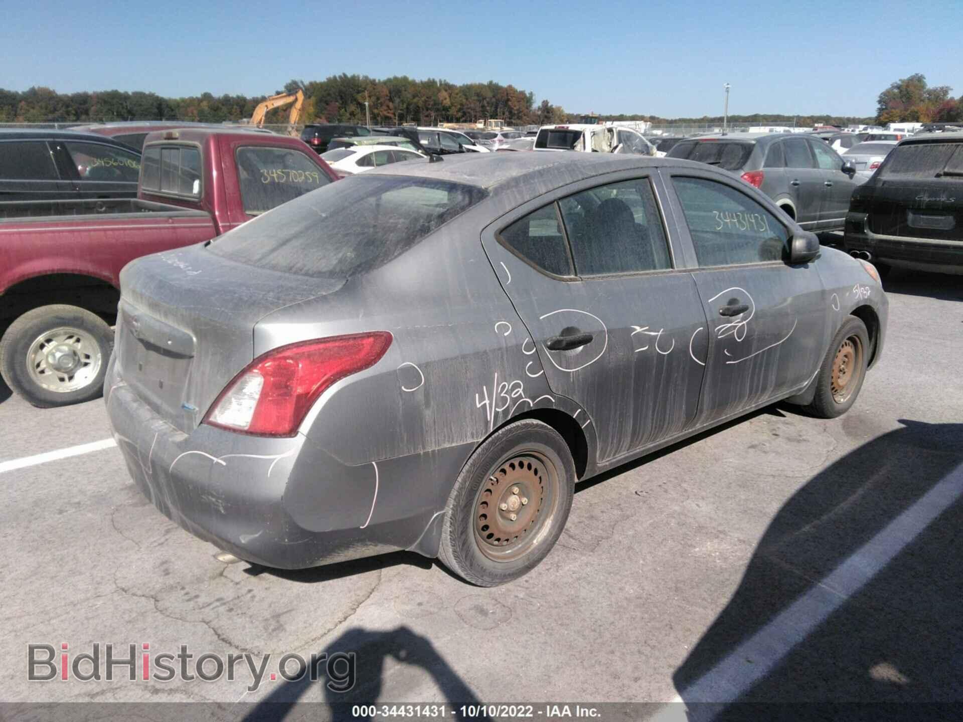 2012 NISSAN VERSA - VIN: 3N1CN7AP6CL891506 - Фото 4