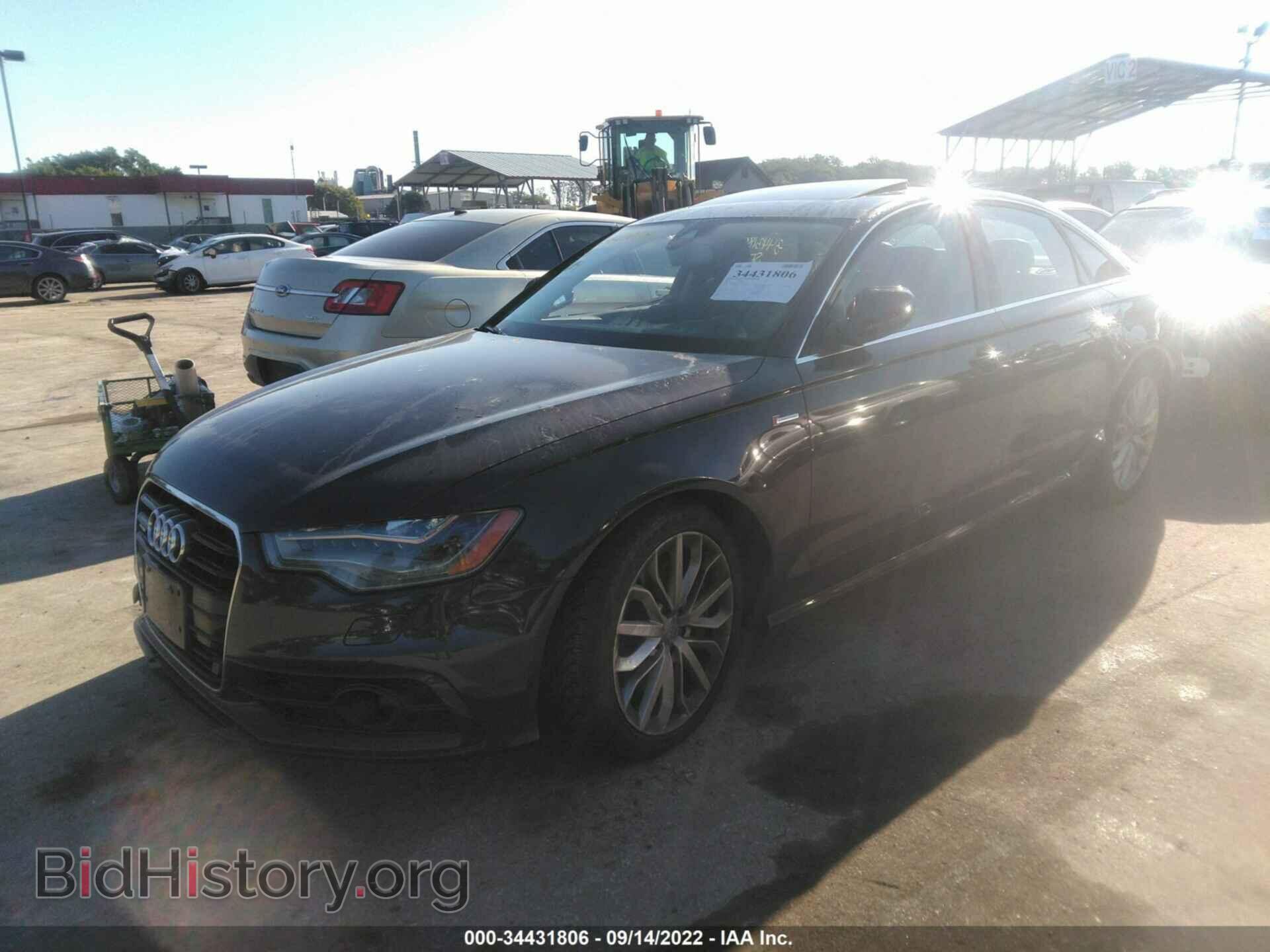 2012 AUDI A6 - VIN: WAUJGBFC6CN064822 - Фото 2