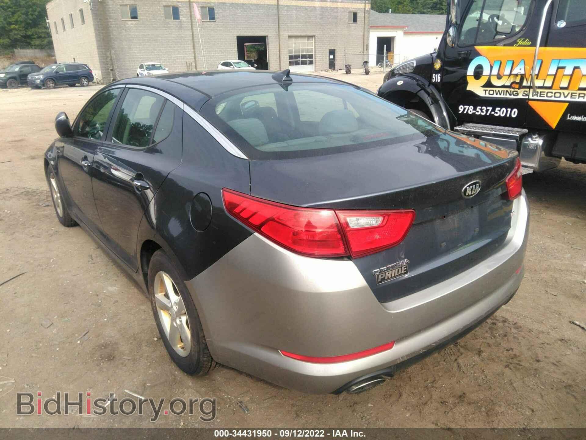 2015 KIA OPTIMA - VIN: KNAGM4A75F5543519 - Фото 3