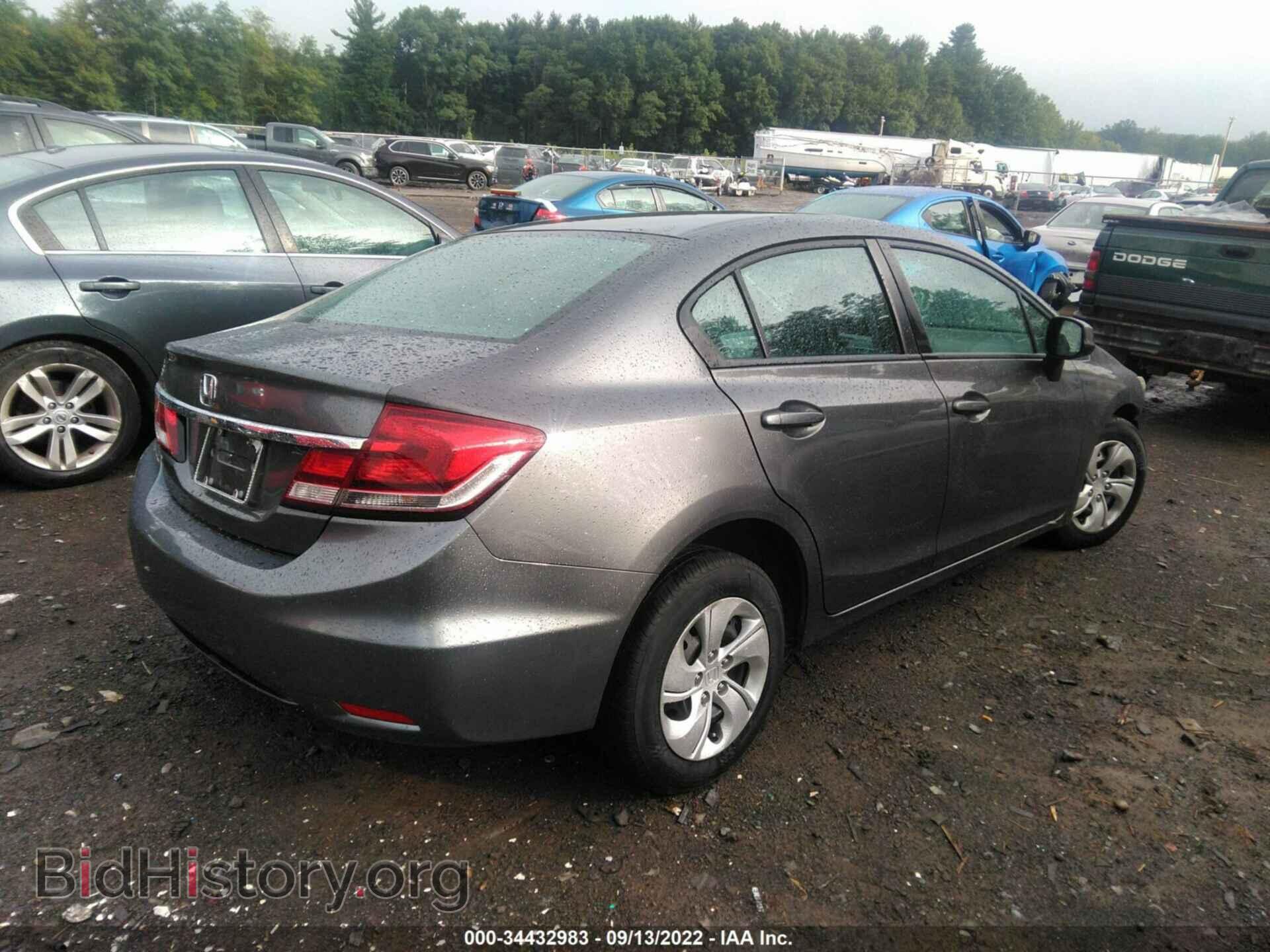 2013 HONDA CIVIC SDN - VIN: 2HGFB2F57DH589683 - Фото 4