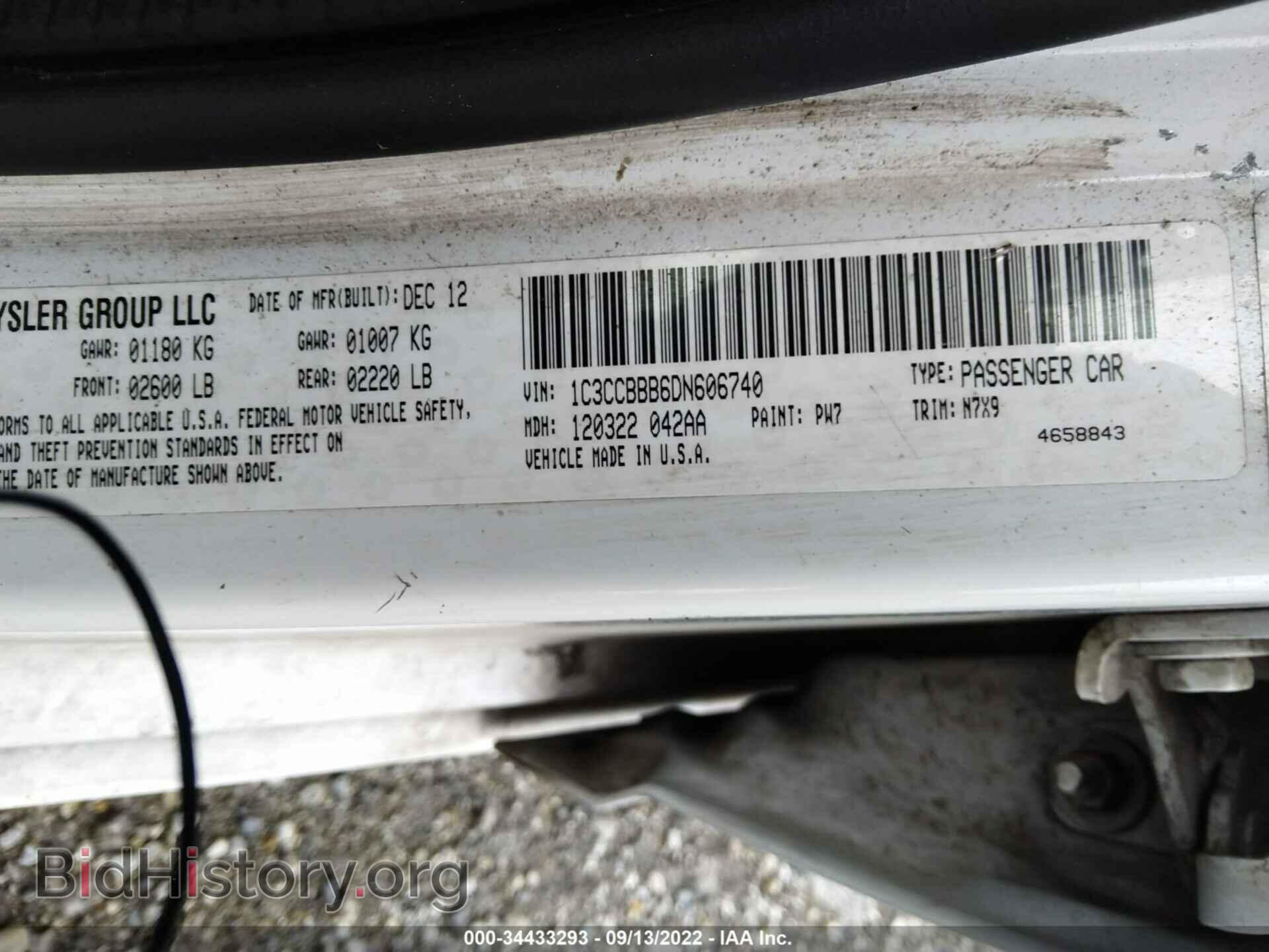 2013 CHRYSLER 200 - VIN: 1C3CCBBB6DN606740 - Photo 9