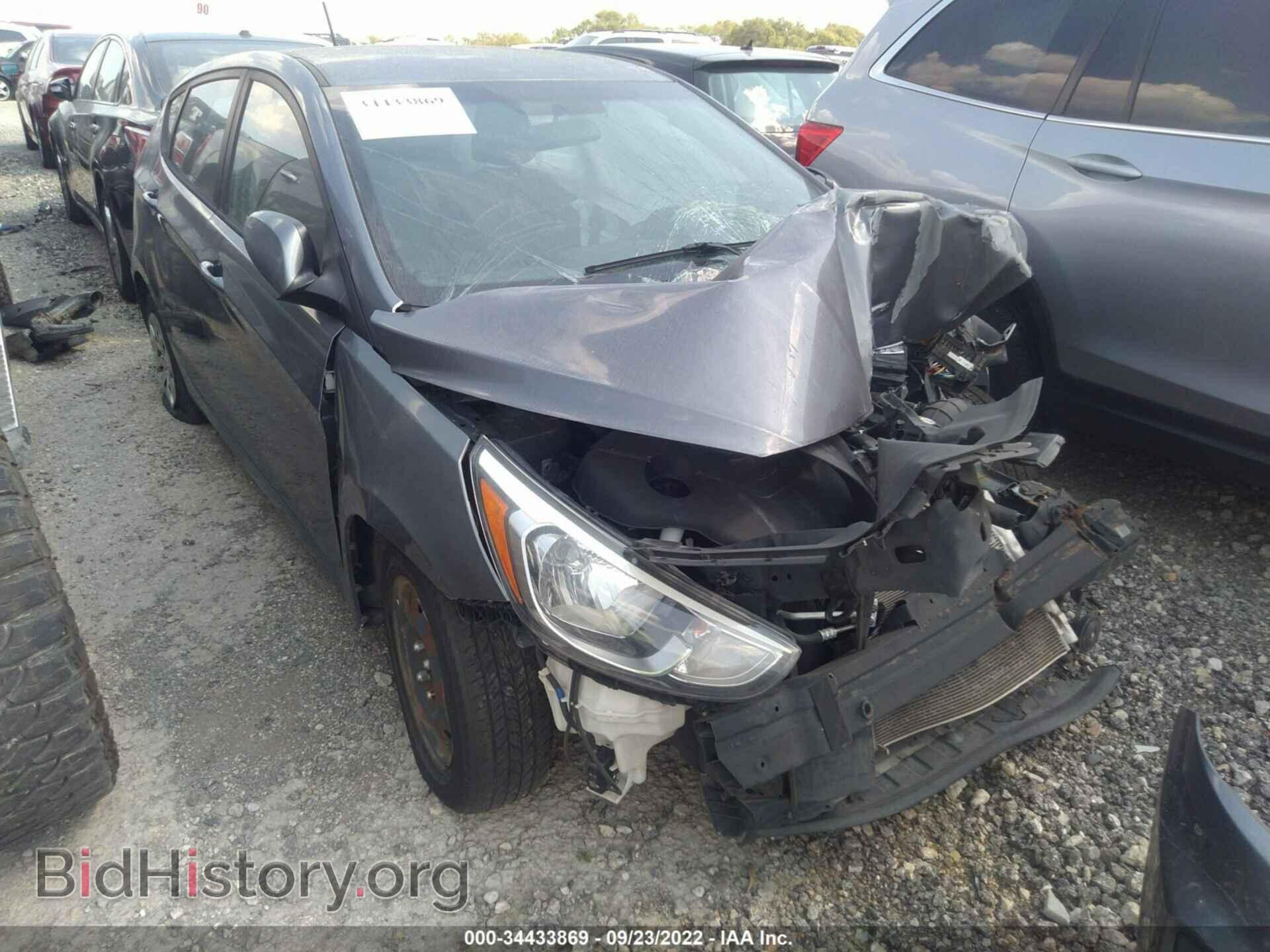 Photo KMHCT5AE4HU338724 - HYUNDAI ACCENT 2017