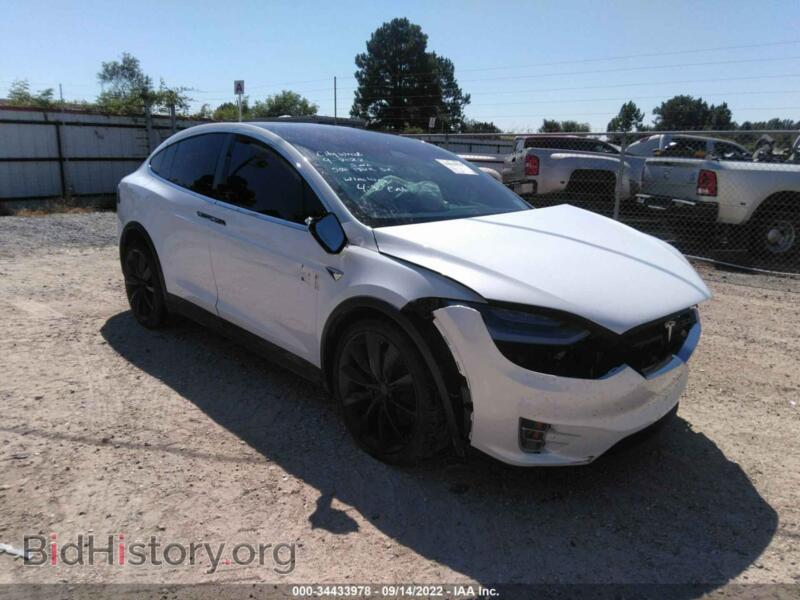 2020 Tesla MODEL X Long Range (VIN 5YJXCBE29LF298484) — фото 1 из 11, IAAI, повреждение: передняя часть