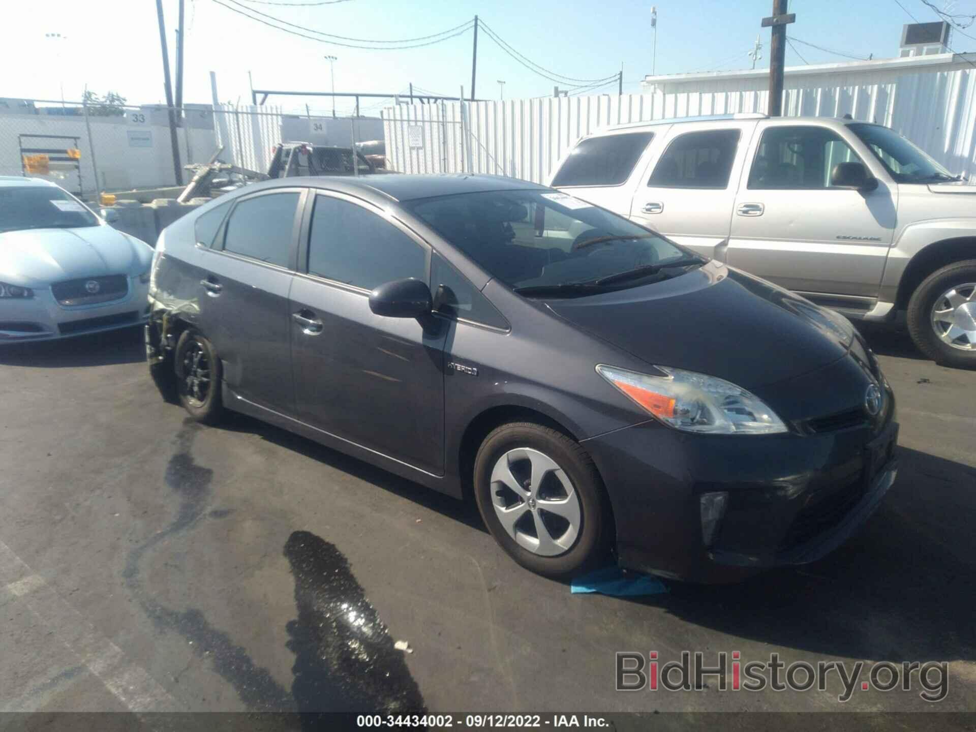 Photo JTDKN3DU0E0383163 - TOYOTA PRIUS 2014