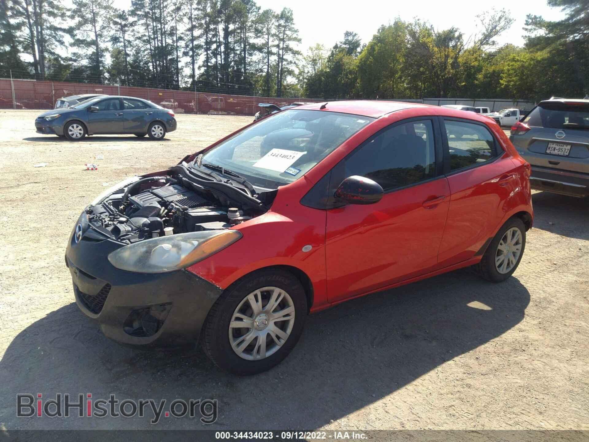 2012 MAZDA MAZDA2 - VIN: JM1DE1KY4C0137085 - Фото 2