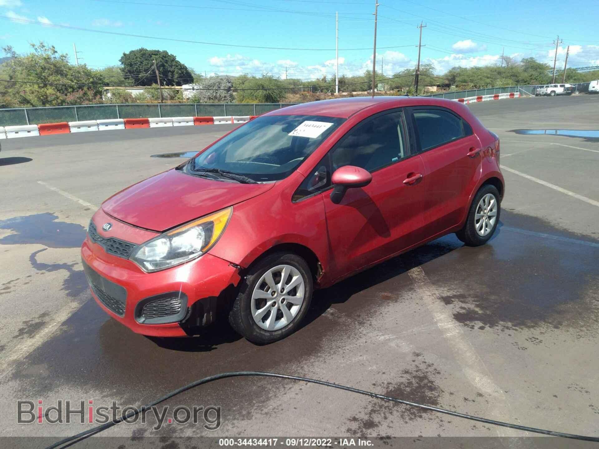 2014 KIA RIO - VIN: KNADM5A32E6373425 - Фото 2