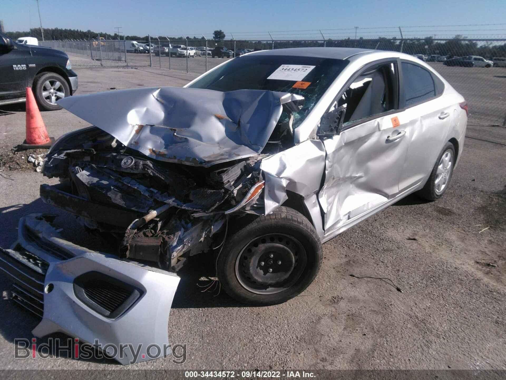 2019 HYUNDAI ACCENT - VIN: 3KPC24A3XKE059722 - Фото 2