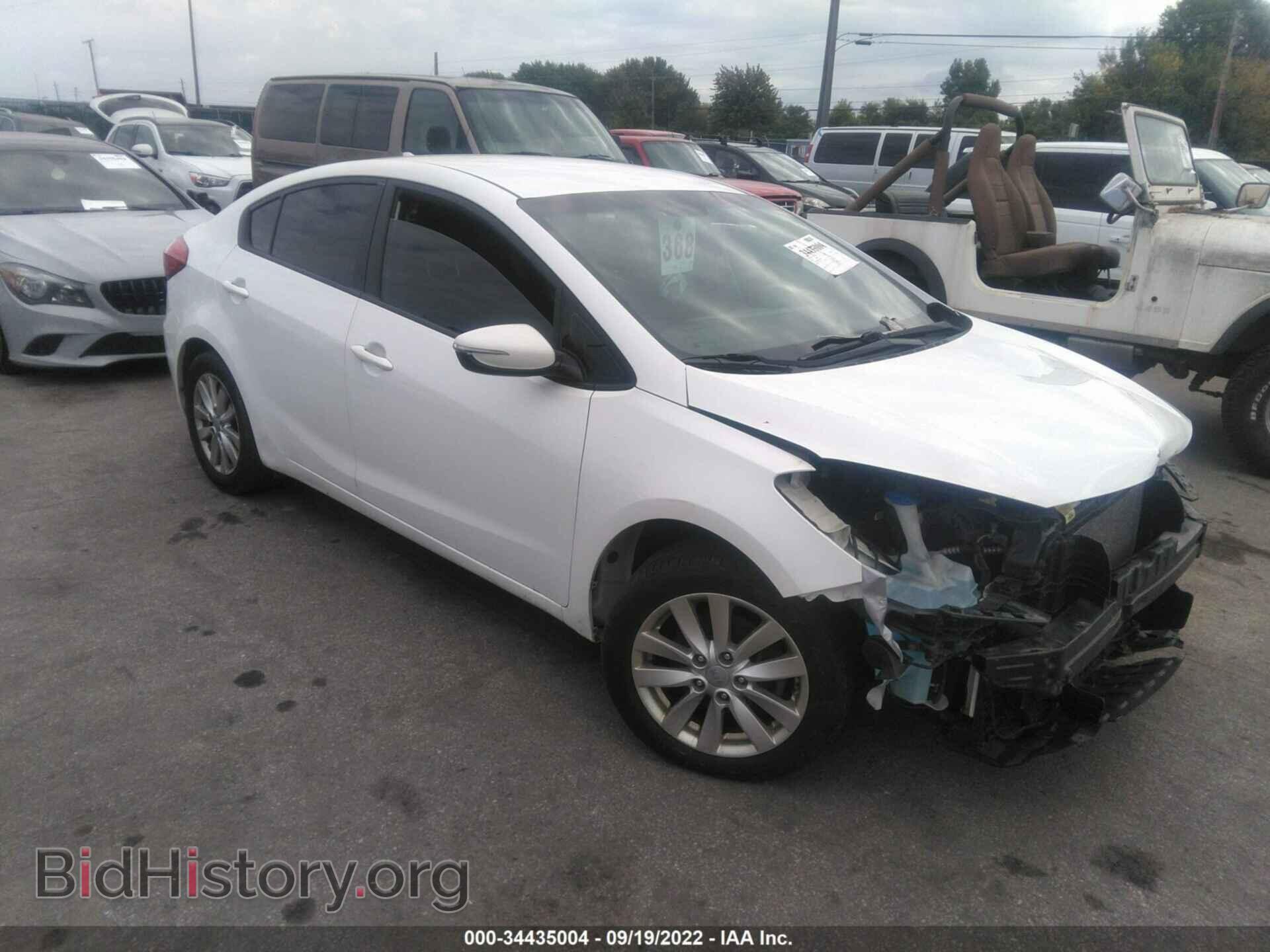Фотография KNAFX4A66E5222288 - KIA FORTE 2014