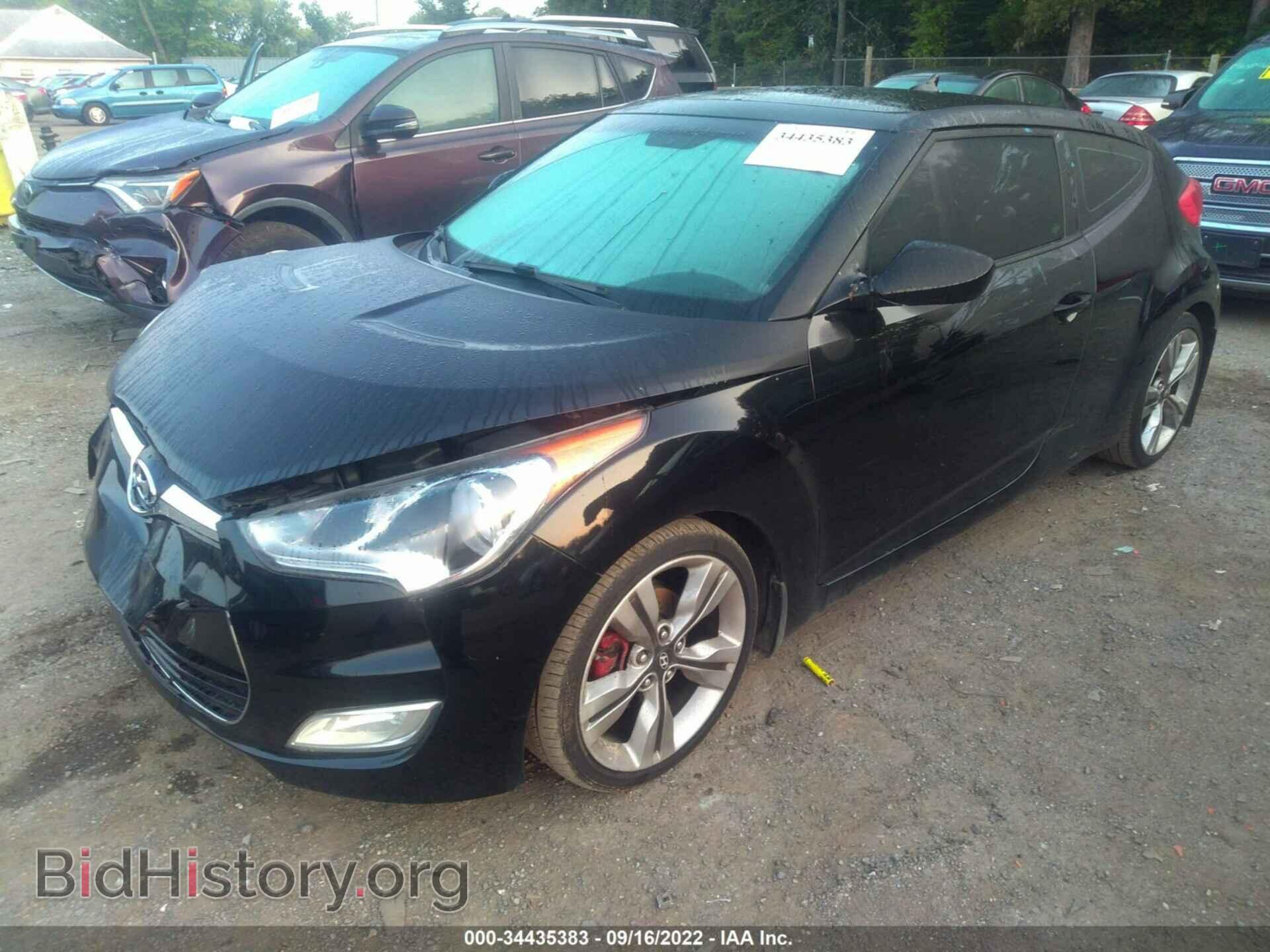 2013 HYUNDAI VELOSTER - VIN: KMHTC6AD1DU123728 - Фото 2
