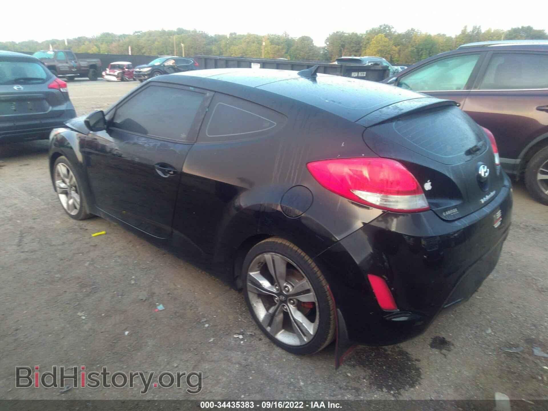 2013 HYUNDAI VELOSTER - VIN: KMHTC6AD1DU123728 - Фото 3