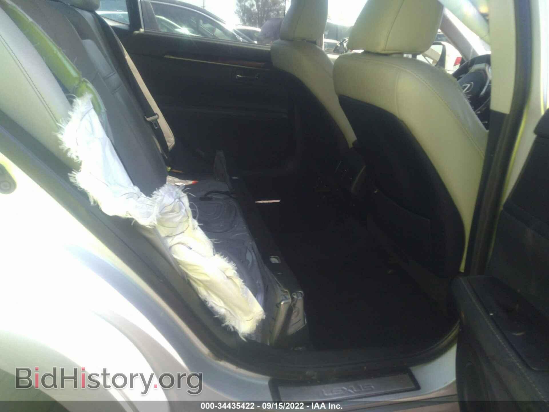 2013 LEXUS ES 350 - VIN: JTHBK1GG5D2000239 - Фото 8