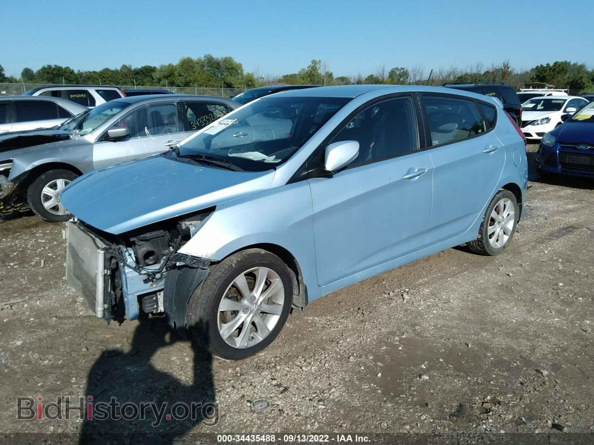 2013 HYUNDAI ACCENT - VIN: KMHCU5AEXDU060712 - Фото 2