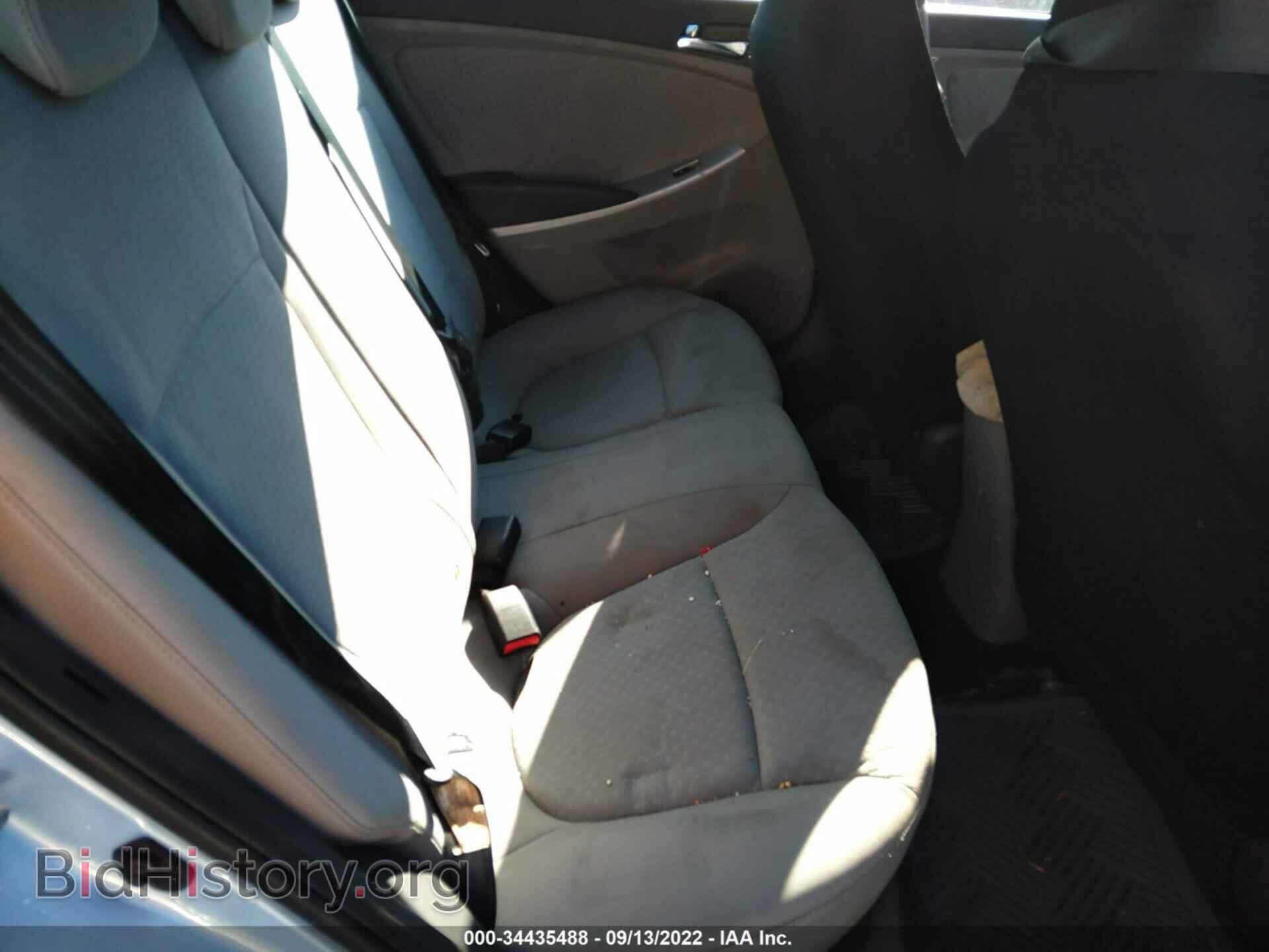 2013 HYUNDAI ACCENT - VIN: KMHCU5AEXDU060712 - Фото 8