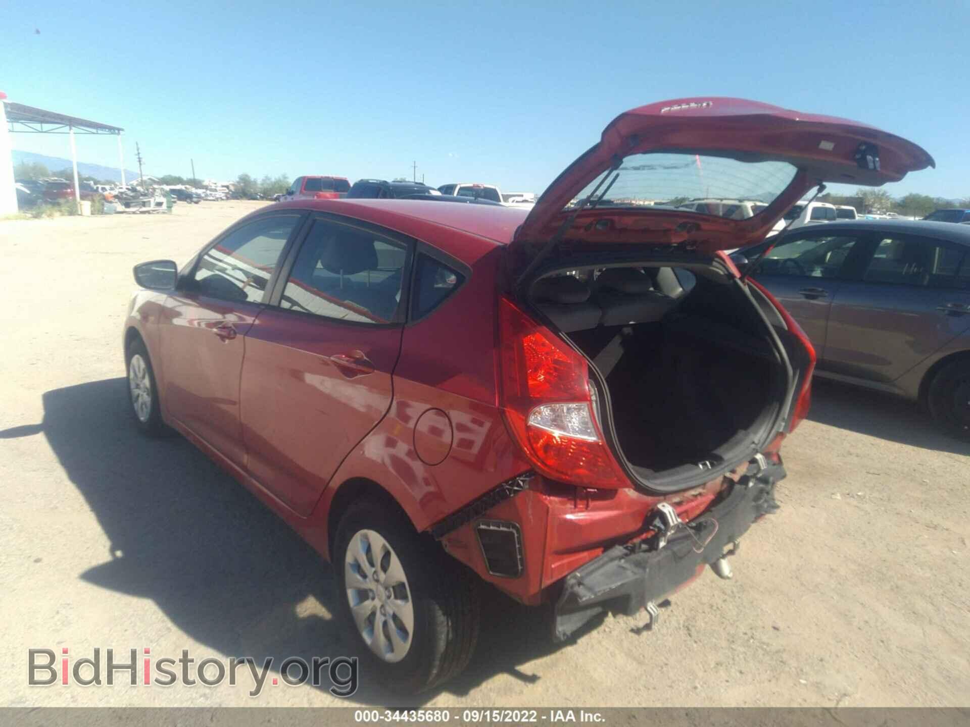 2016 HYUNDAI ACCENT - VIN: KMHCT5AE8GU243419 - Фото 3