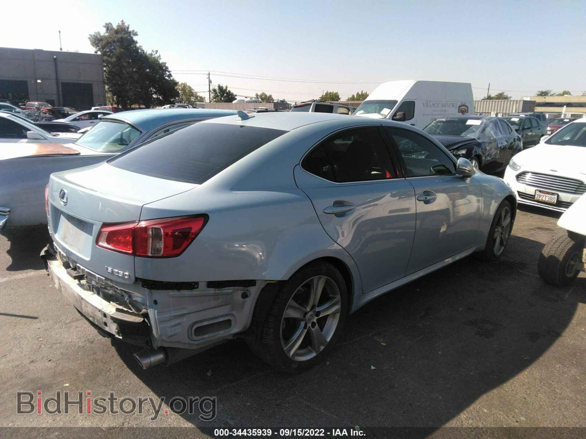2012 LEXUS IS 250 - VIN: JTHBF5C29C5159655 - Photo 4