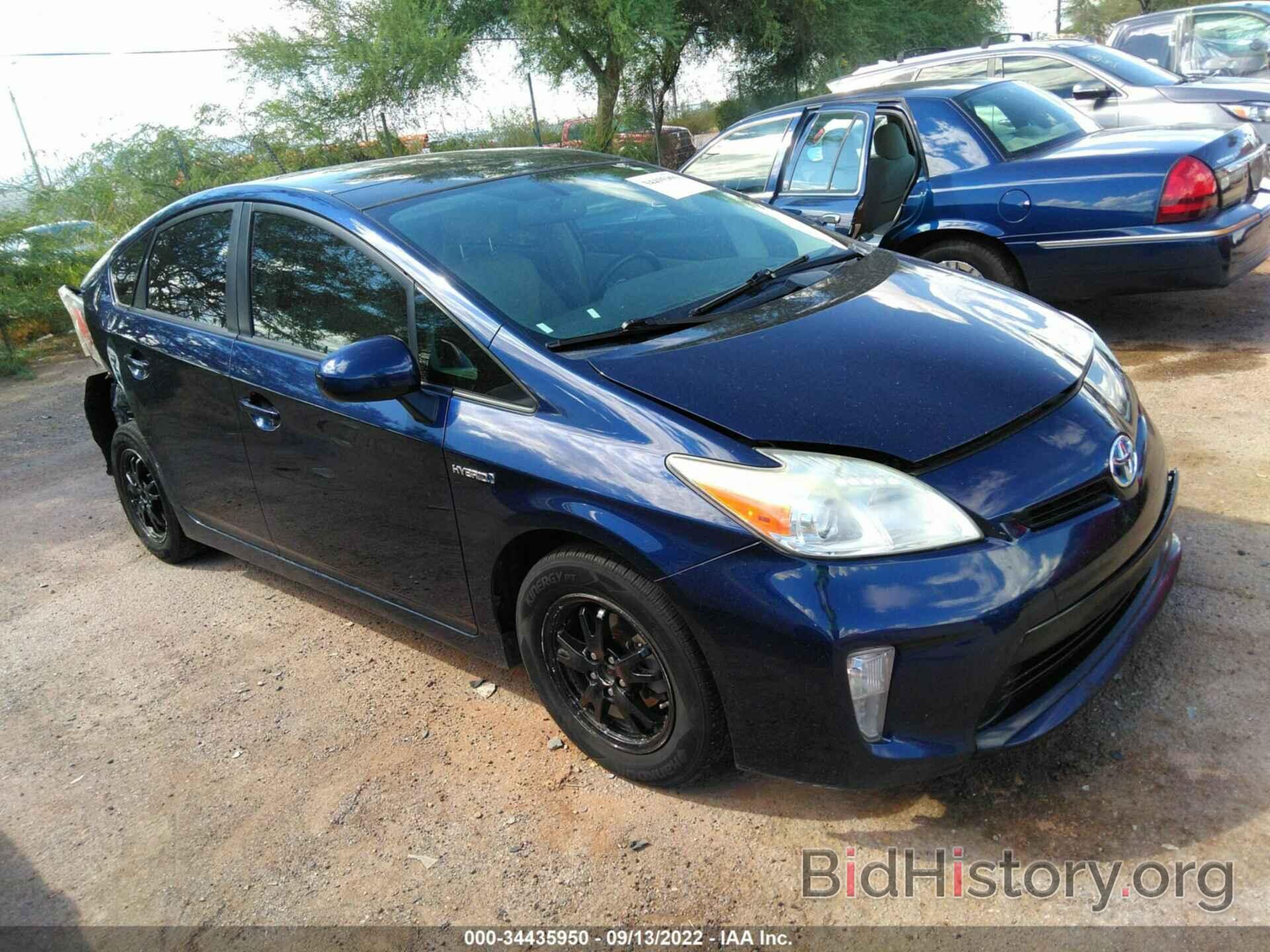 Фотография JTDKN3DUXC1485559 - TOYOTA PRIUS 2012