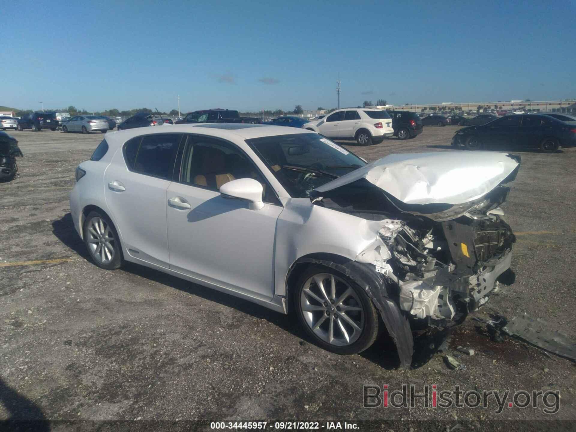 Photo JTHKD5BH5B2002751 - LEXUS CT 200H 2011