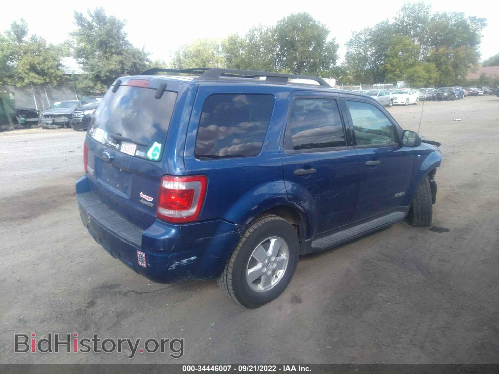 2008 FORD ESCAPE - VIN: 1FMCU93128KB14958 - Фото 4