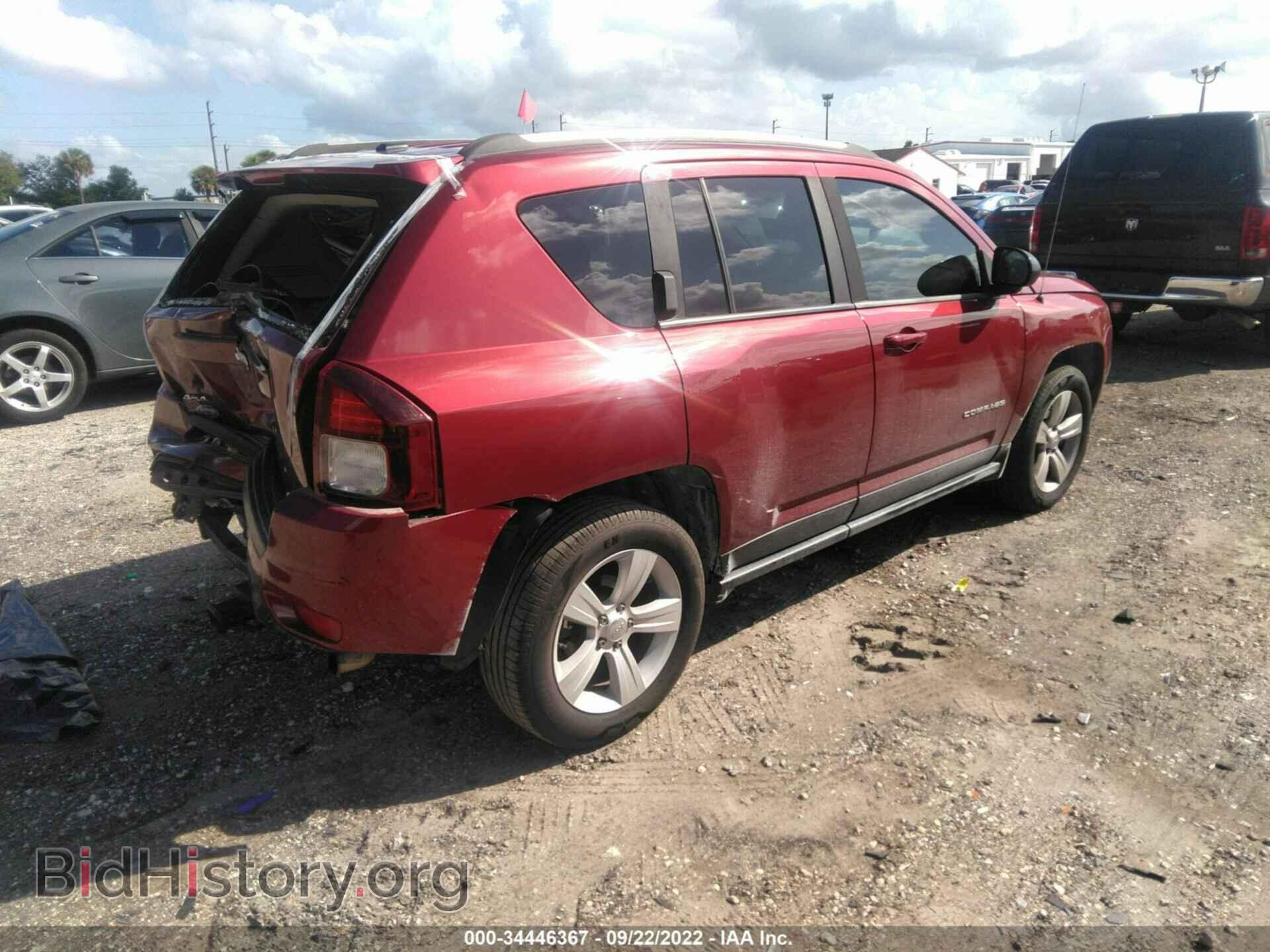 2016 JEEP COMPASS - VIN: 1C4NJDBB1GD779730 - Фото 4