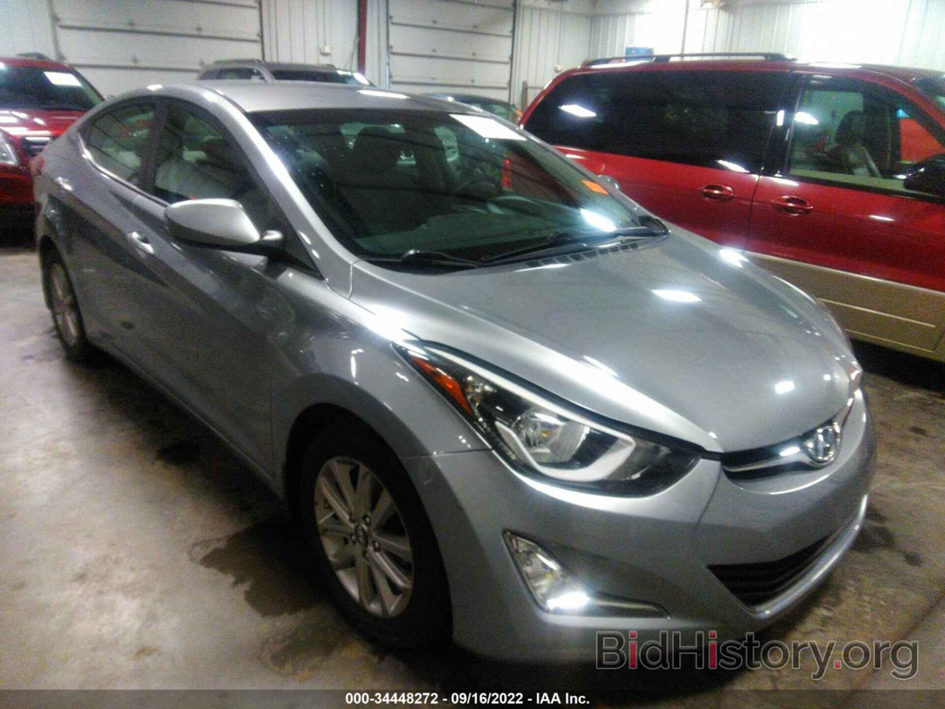 Photo 5NPDH4AE6FH601985 - HYUNDAI ELANTRA 2015