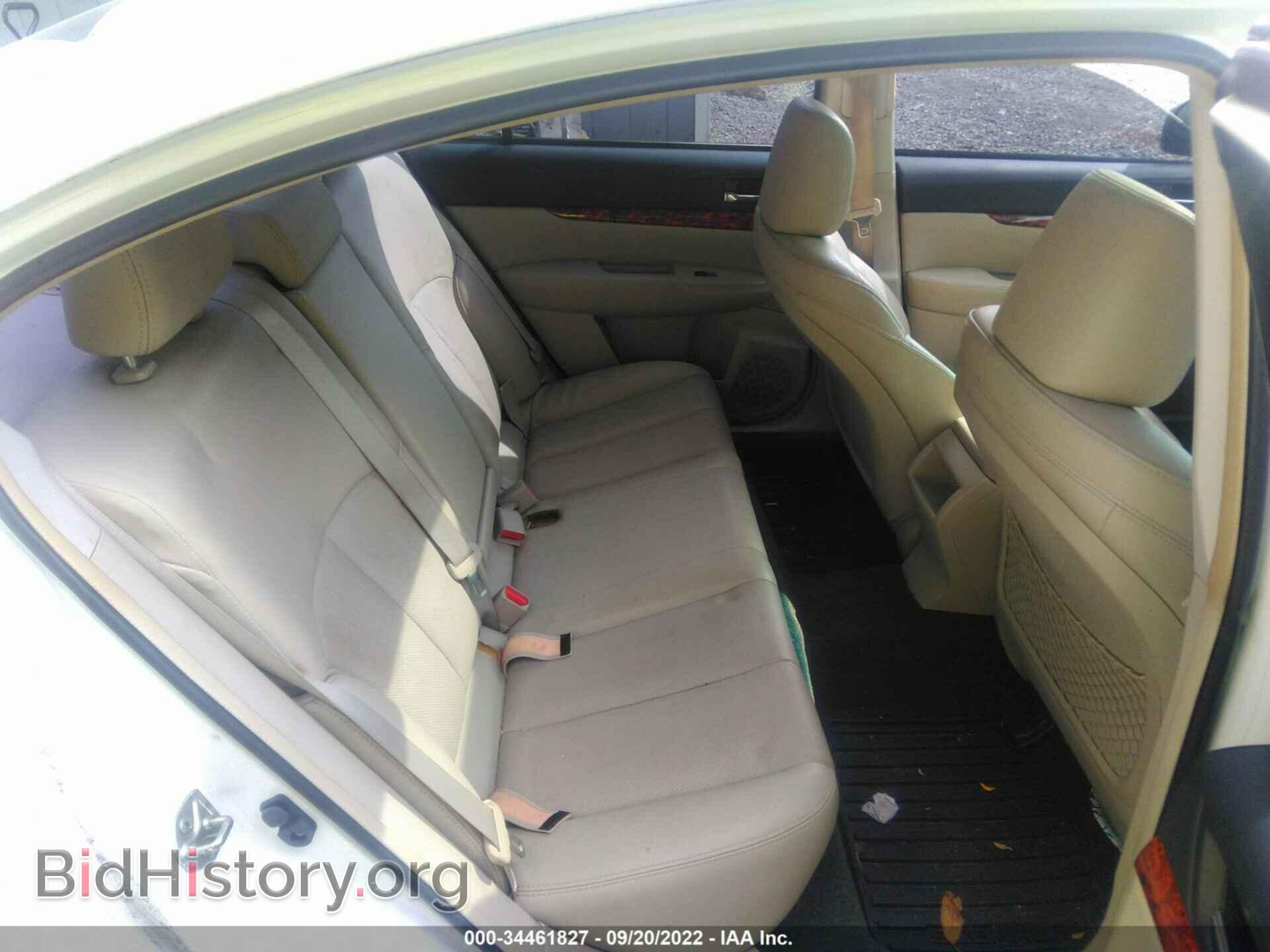 2012 SUBARU LEGACY - VIN: 4S3BMDK67C2016677 - Фото 8